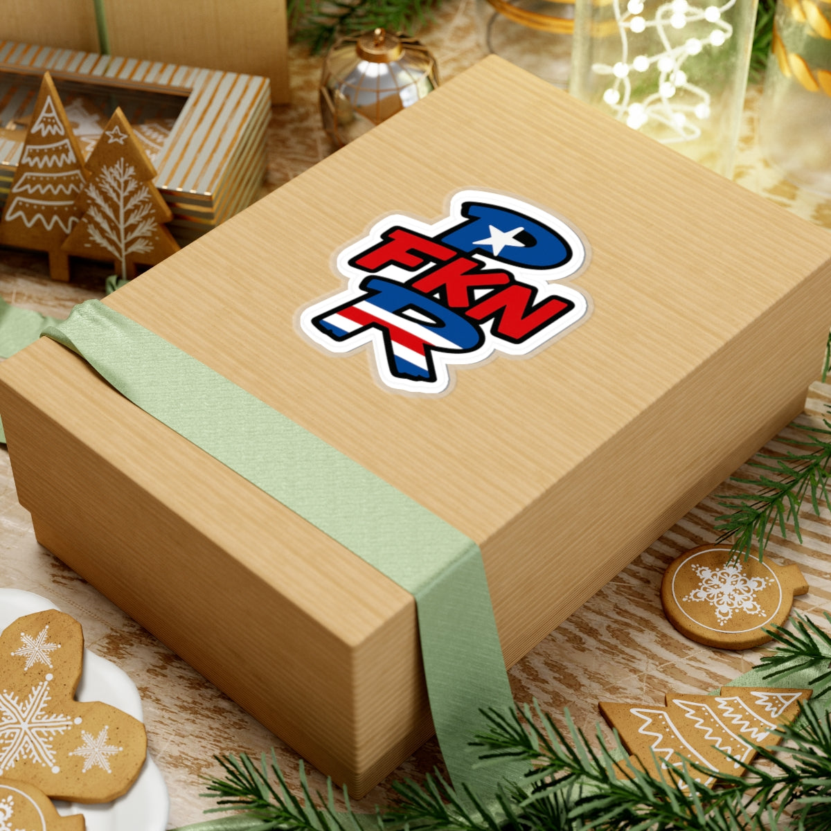 Funky Patriotic Kiss-Cut Stickers