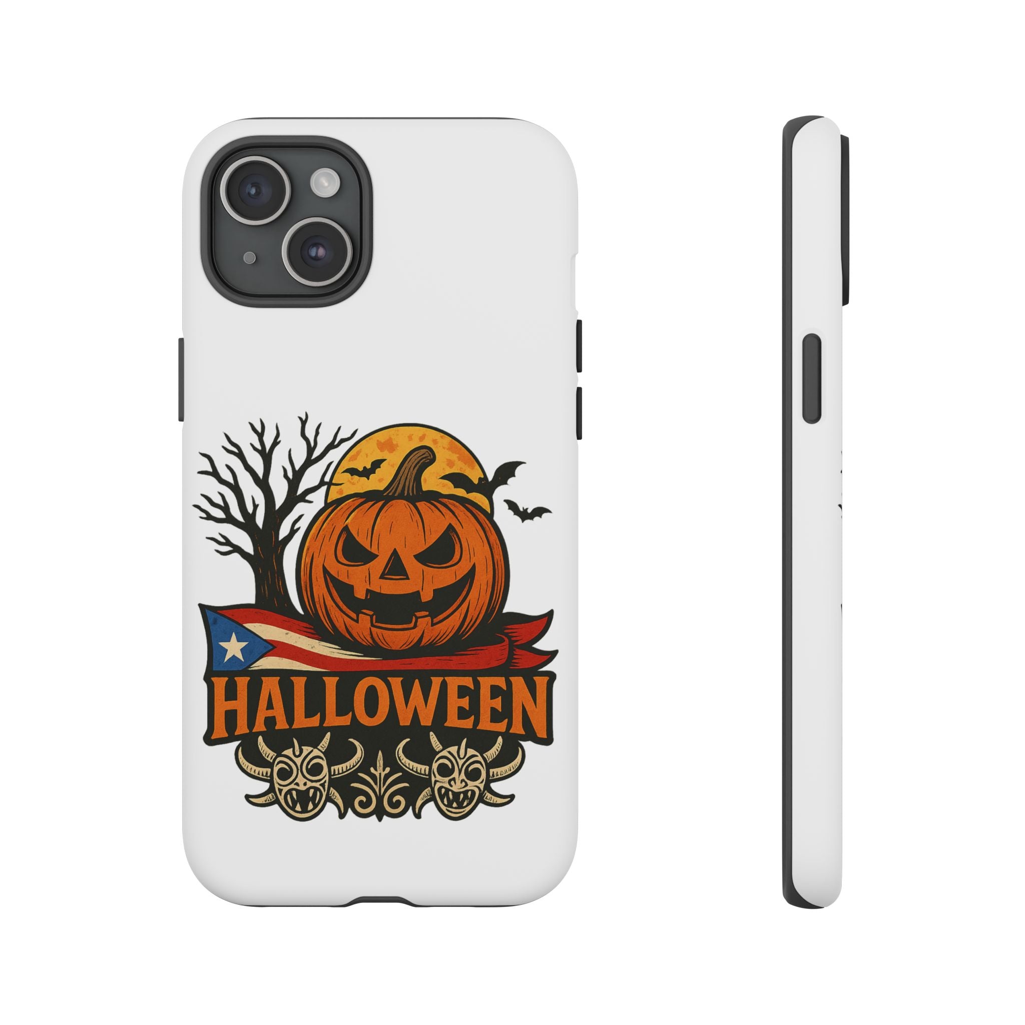 Halloween Phone Case, Tough Phone Case, Spooky Seasonal Cover, Fall Decor Accessory, Trick or Treat Gift, Halloween Celebration