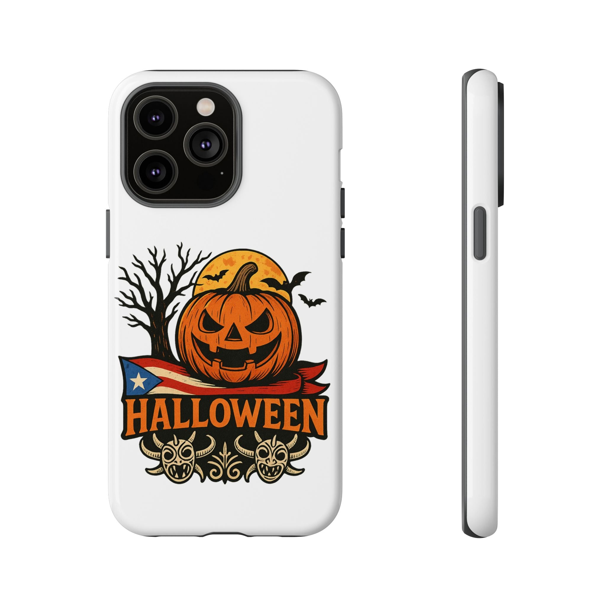 Halloween Phone Case, Tough Phone Case, Spooky Seasonal Cover, Fall Decor Accessory, Trick or Treat Gift, Halloween Celebration