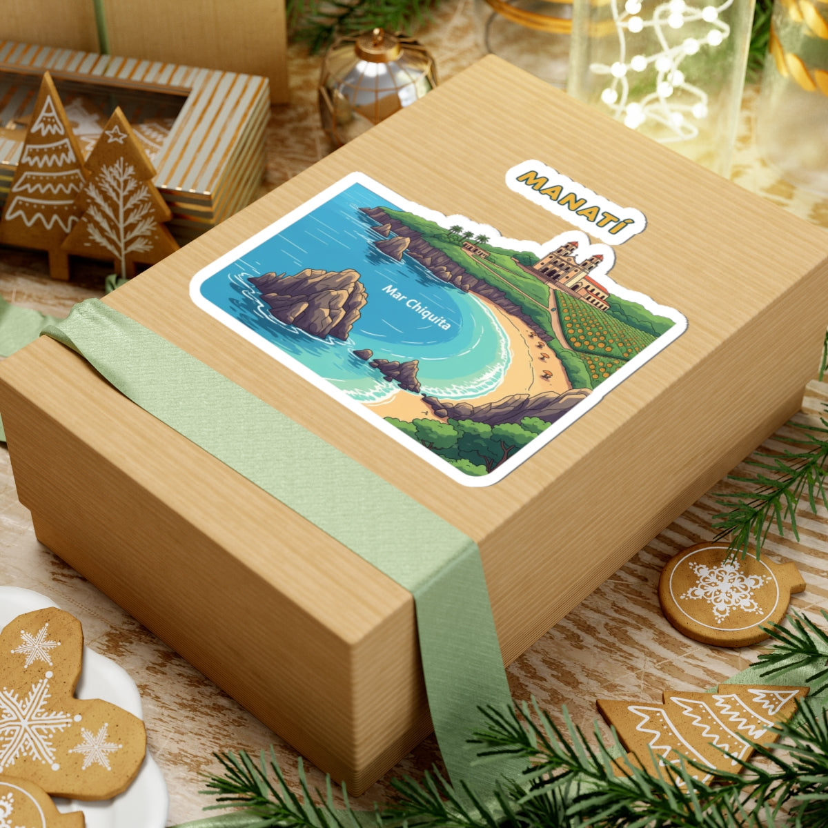 Manatí Kiss-Cut Stickers