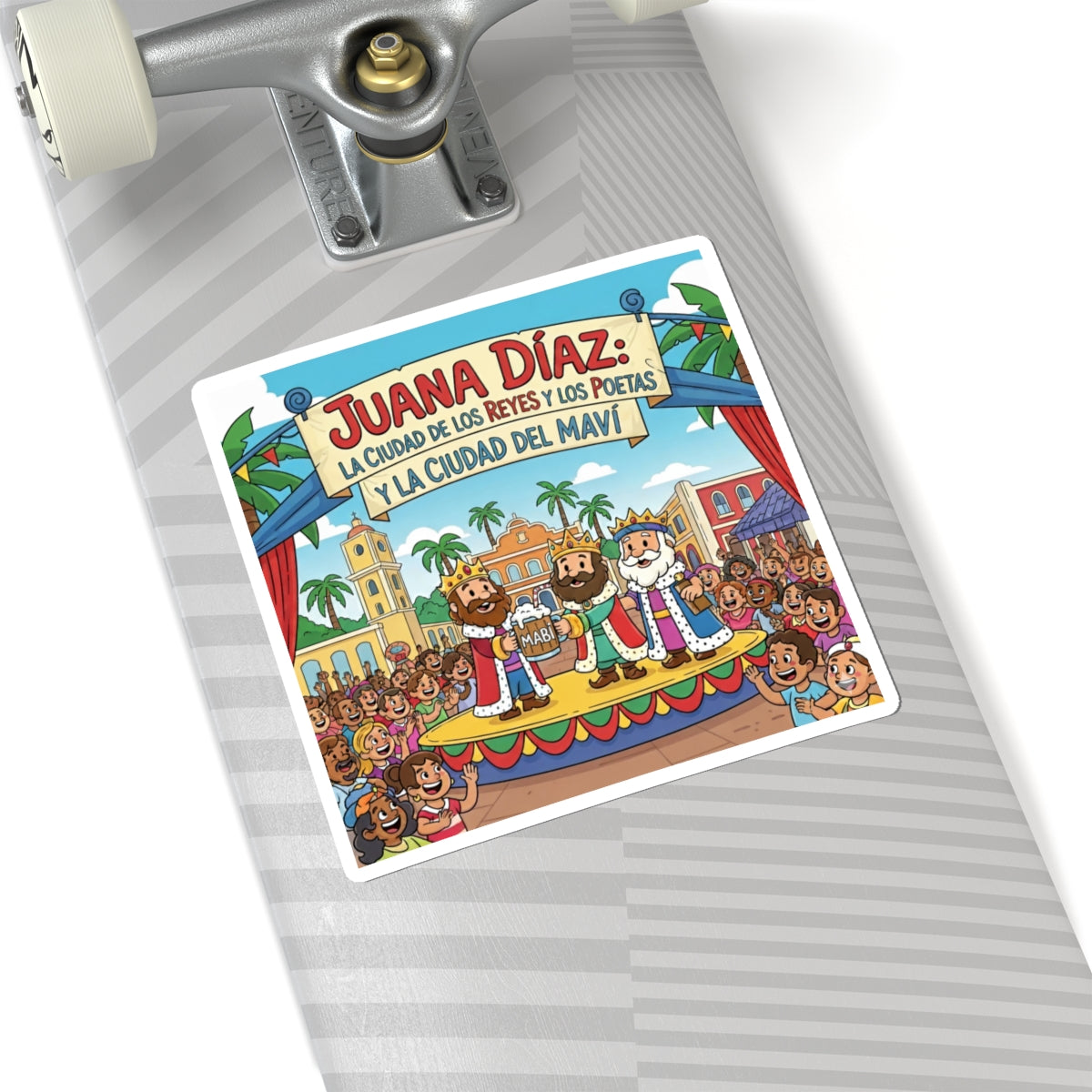 Juana Díaz Kiss-Cut Stickers