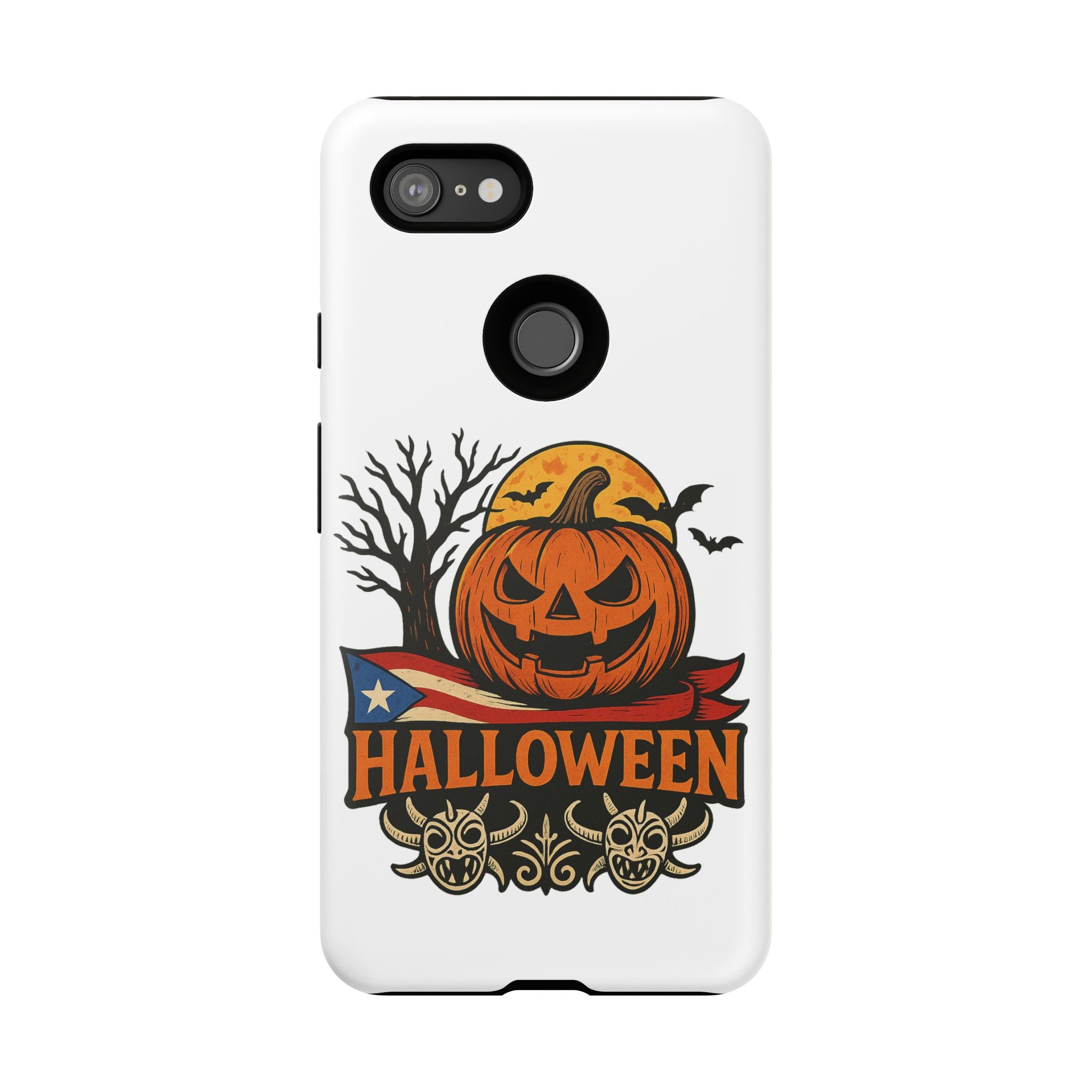 Halloween Phone Case, Tough Phone Case, Spooky Seasonal Cover, Fall Decor Accessory, Trick or Treat Gift, Halloween Celebration