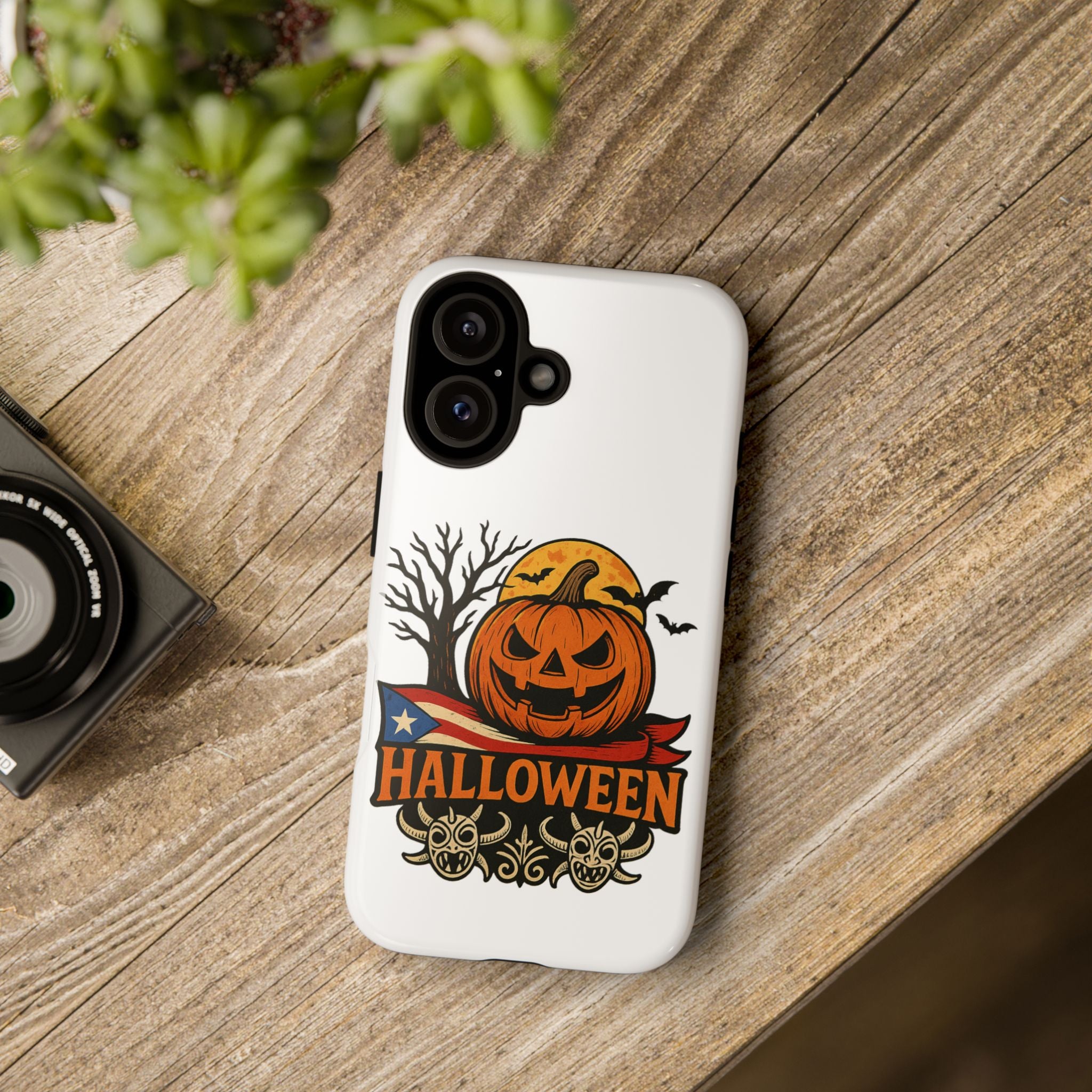 Halloween Phone Case, Tough Phone Case, Spooky Seasonal Cover, Fall Decor Accessory, Trick or Treat Gift, Halloween Celebration