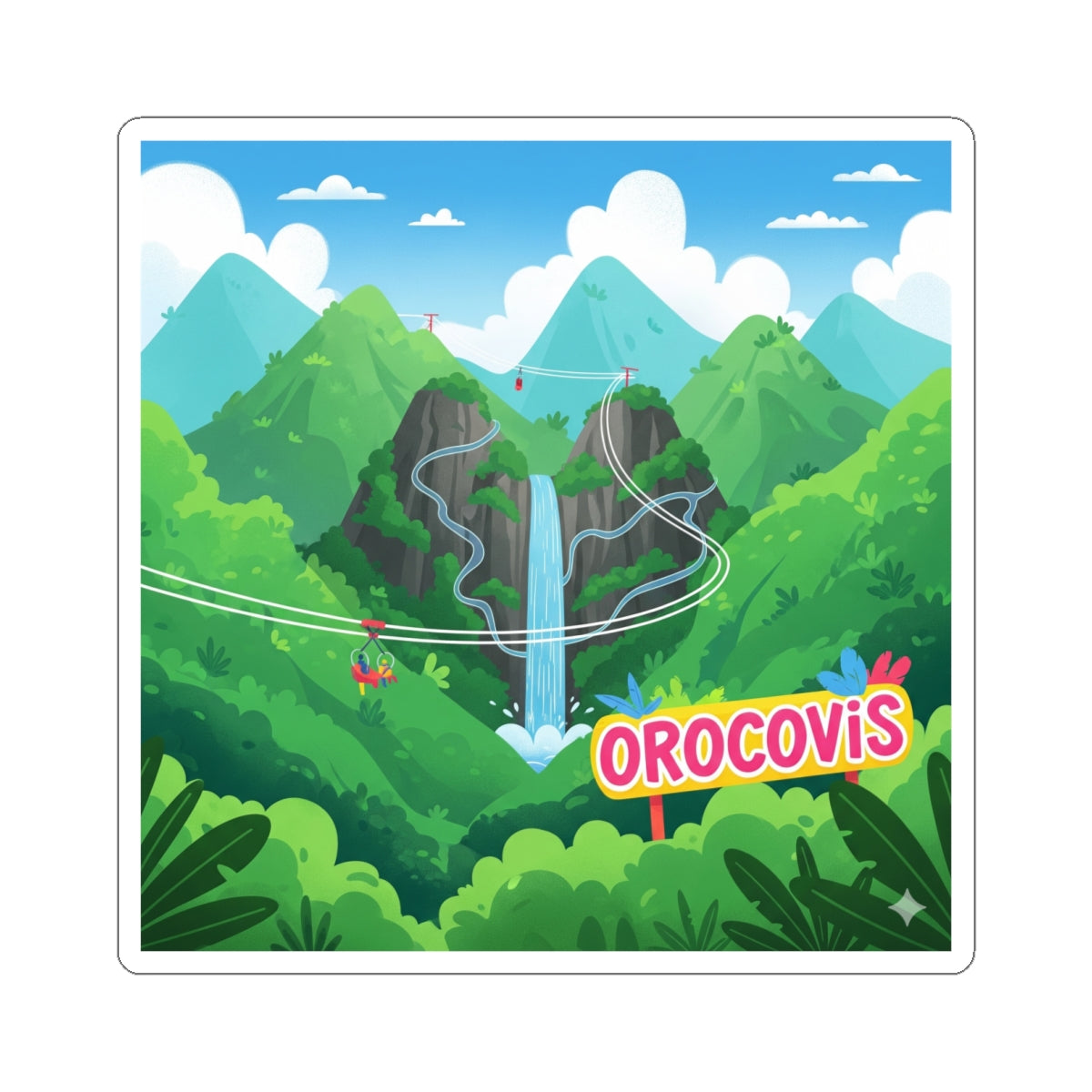 Orocovis Kiss-Cut Stickers