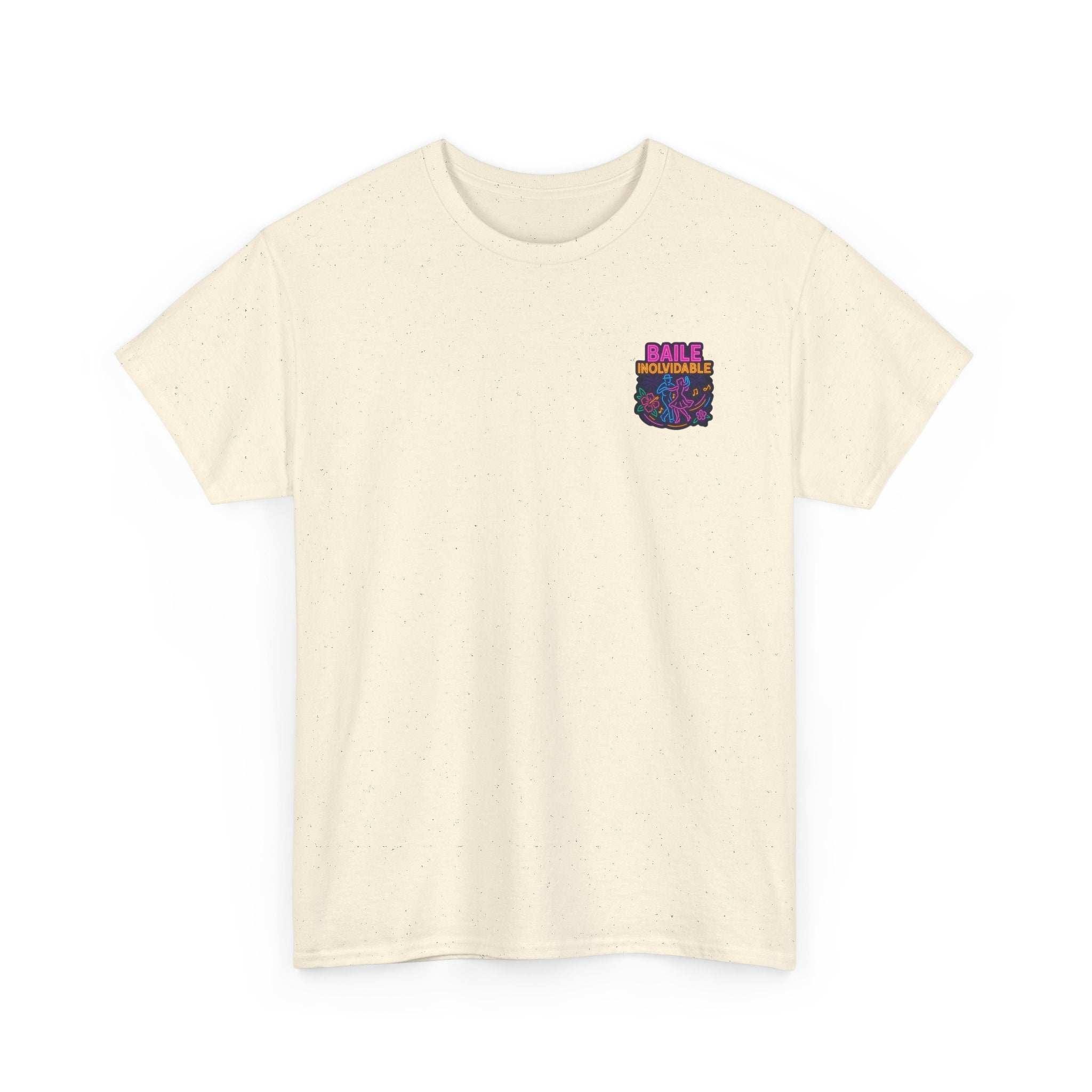 Unisex Heavy Cotton Tee - Colorful 'Baile Inolvidable' T-Shirt