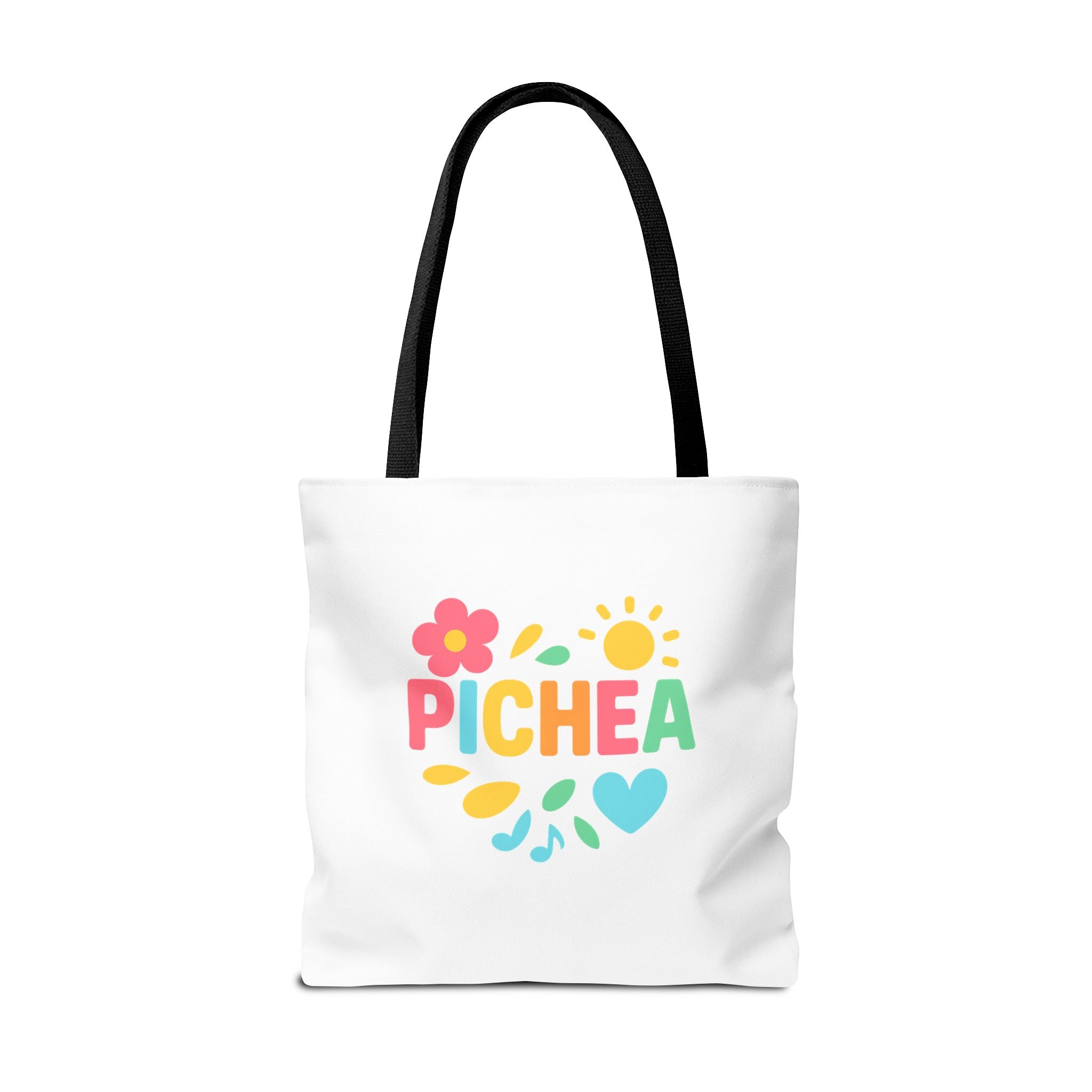 Pichea Colorful Floral Tote Bag, Shopping Bag, Beach Tote, Gift for Her, Eco-Friendly Bag, Spring/Summer Style