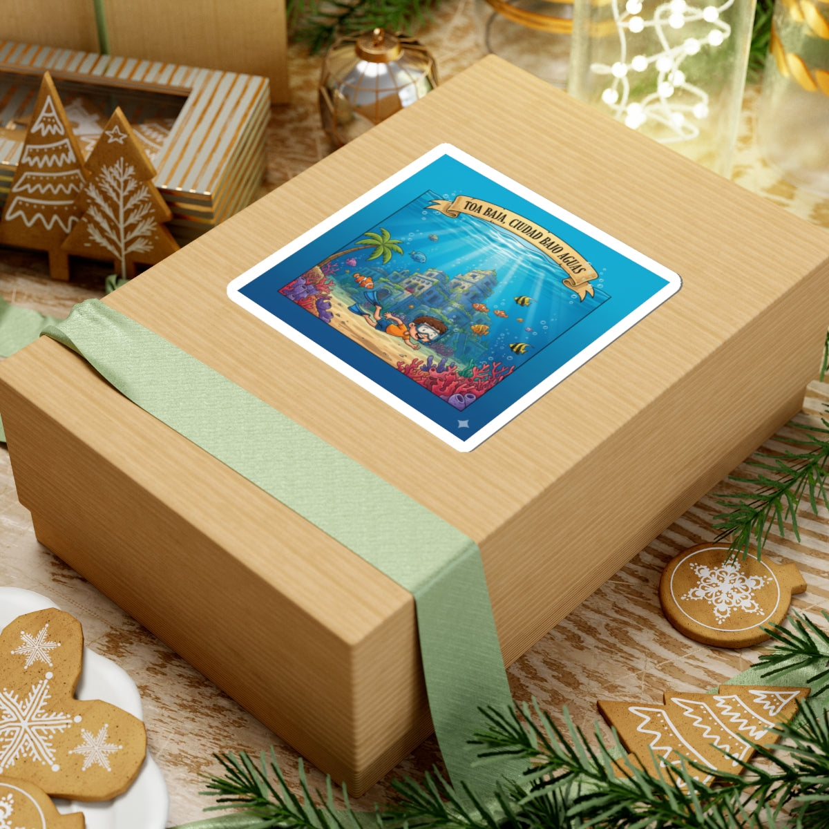 Toa Baja Kiss-Cut Stickers