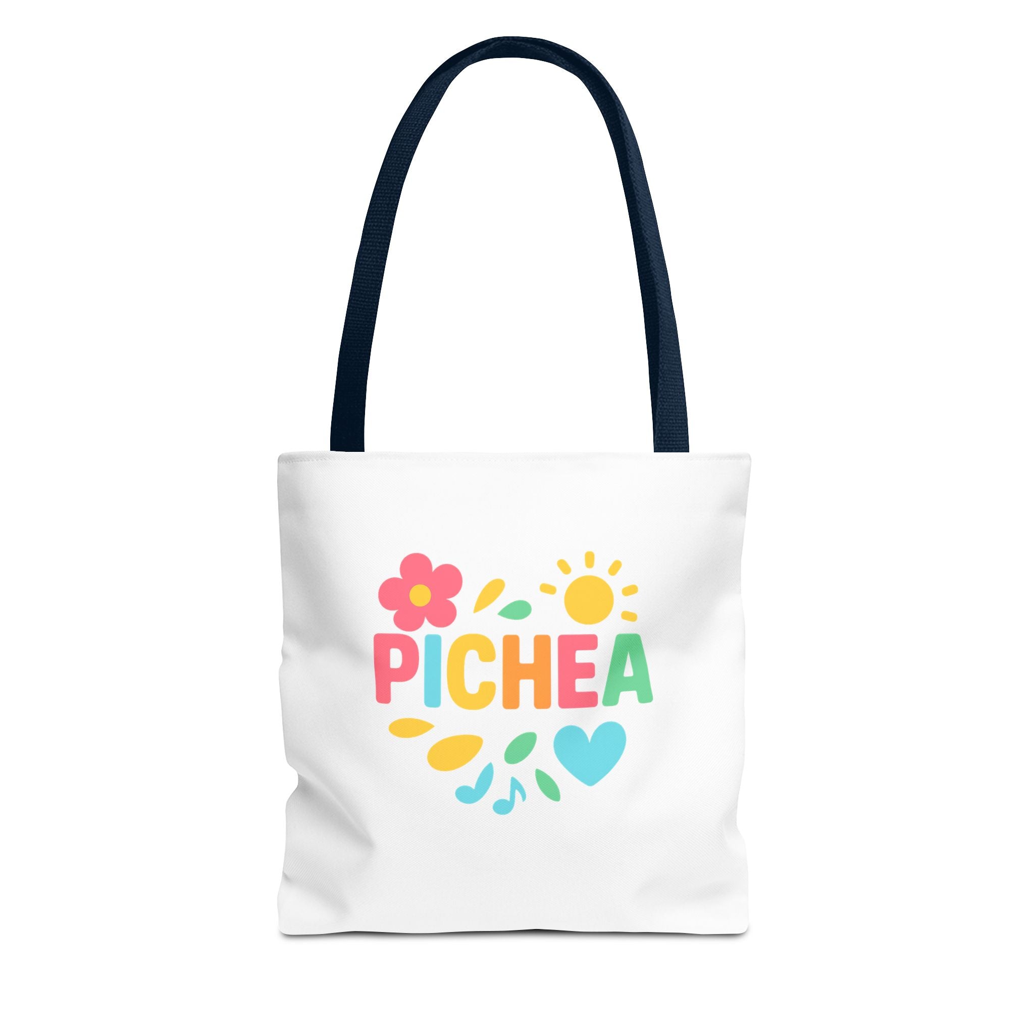 Pichea Colorful Floral Tote Bag, Shopping Bag, Beach Tote, Gift for Her, Eco-Friendly Bag, Spring/Summer Style