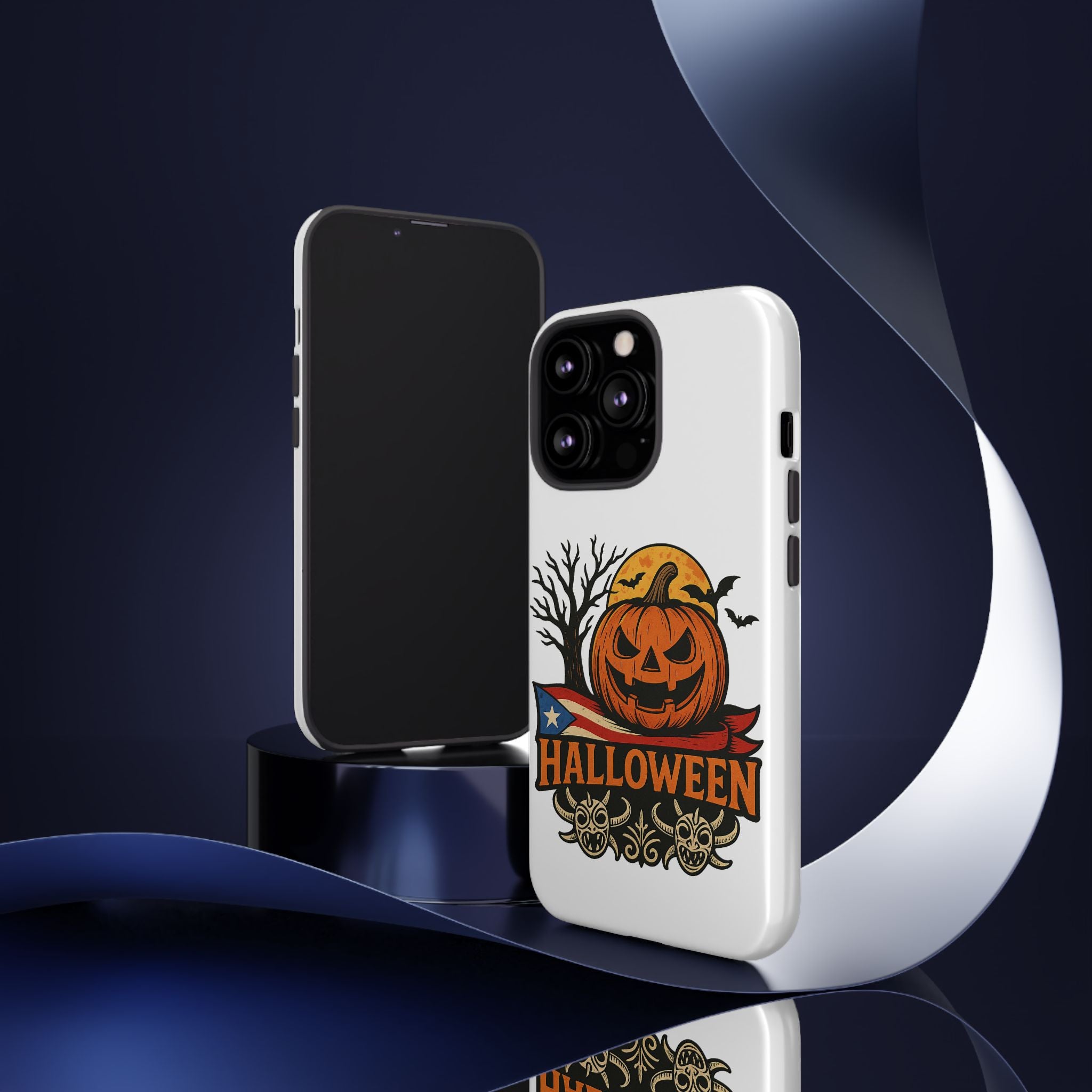 Halloween Phone Case, Tough Phone Case, Spooky Seasonal Cover, Fall Decor Accessory, Trick or Treat Gift, Halloween Celebration
