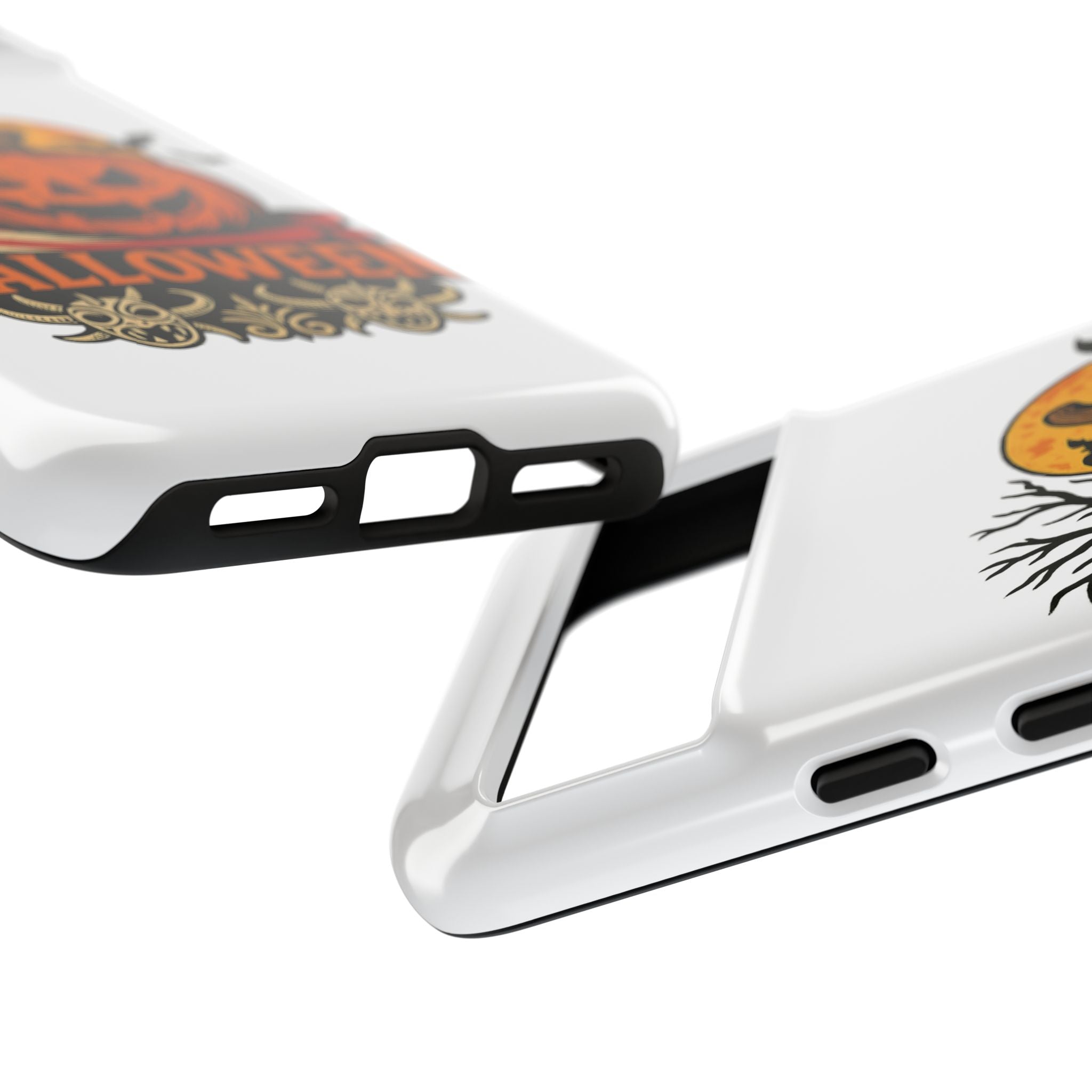 Halloween Phone Case, Tough Phone Case, Spooky Seasonal Cover, Fall Decor Accessory, Trick or Treat Gift, Halloween Celebration