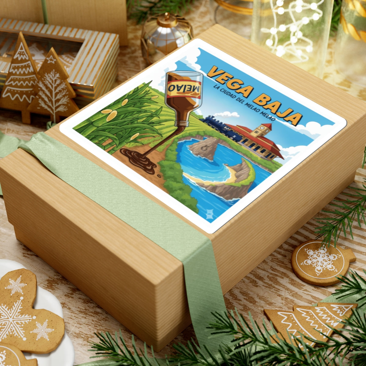 Vega Baja Kiss-Cut Stickers