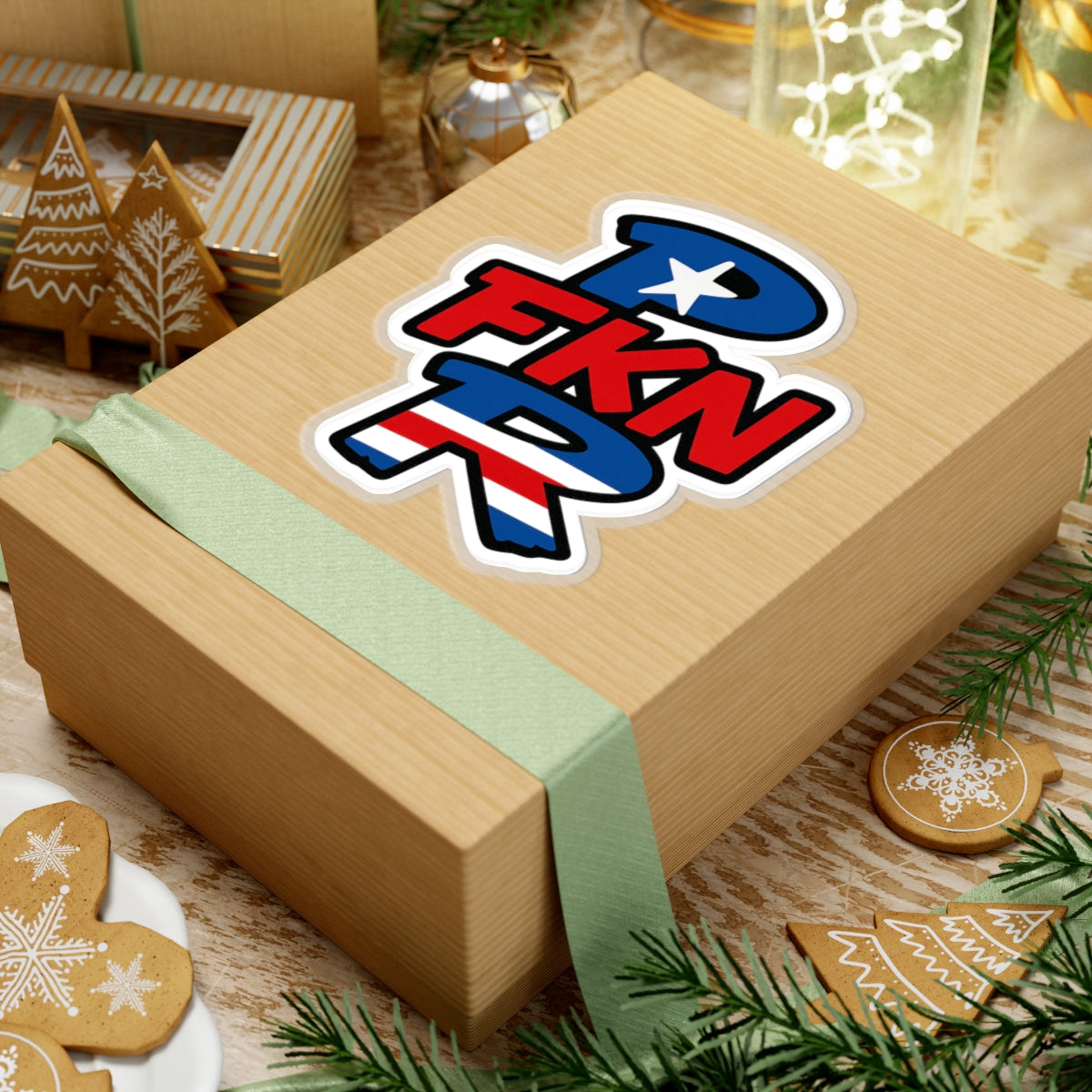 Funky Patriotic Kiss-Cut Stickers