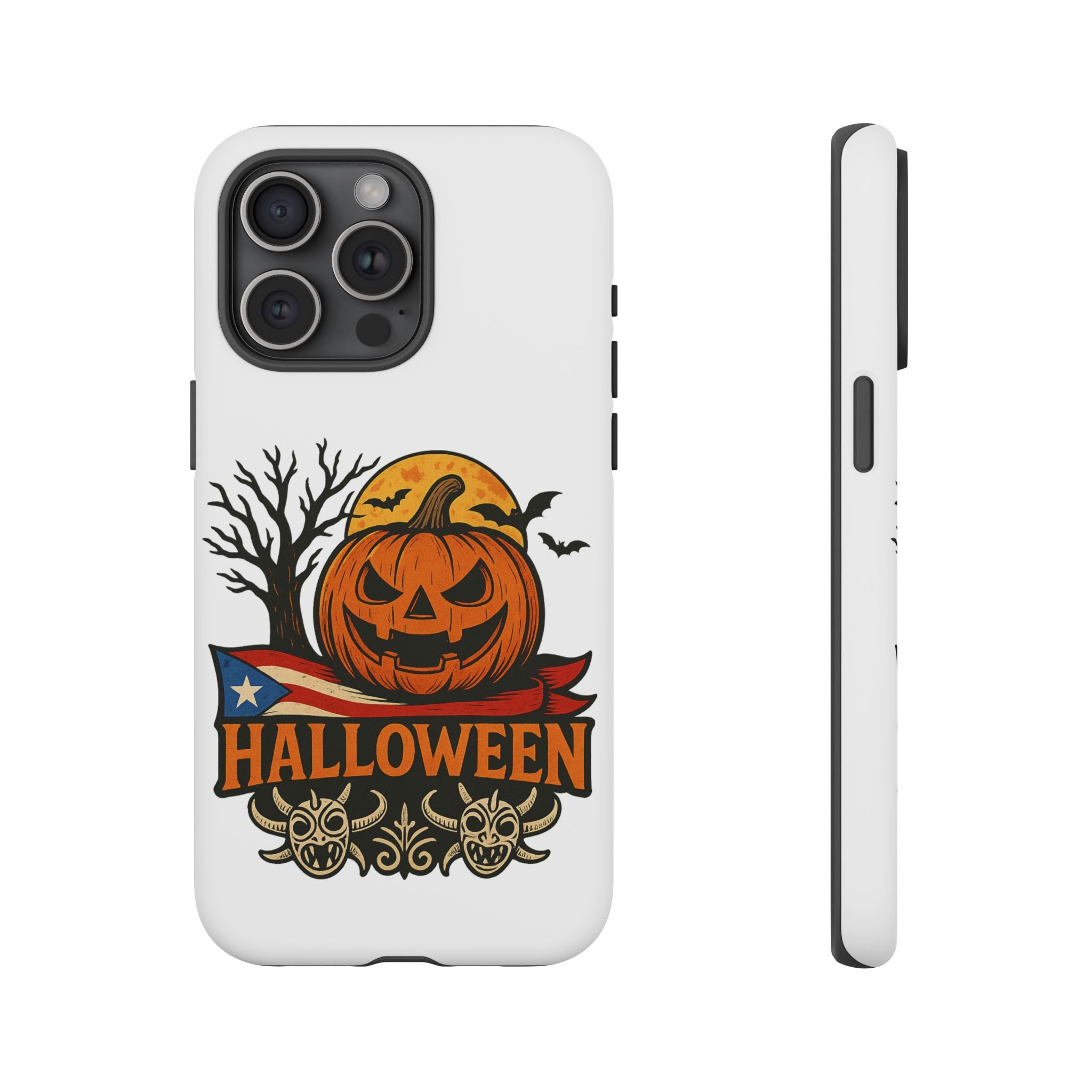 Halloween Phone Case, Tough Phone Case, Spooky Seasonal Cover, Fall Decor Accessory, Trick or Treat Gift, Halloween Celebration
