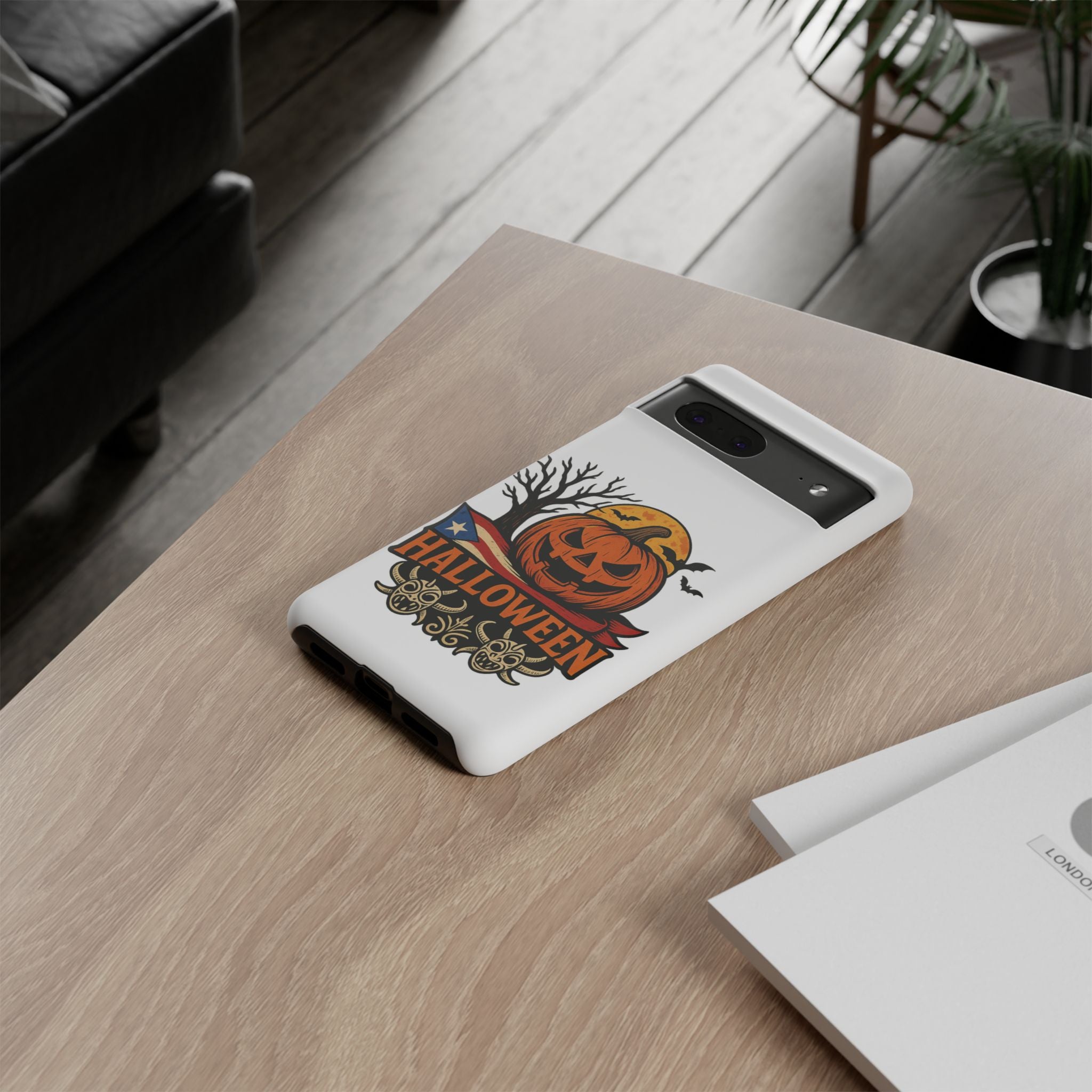 Halloween Phone Case, Tough Phone Case, Spooky Seasonal Cover, Fall Decor Accessory, Trick or Treat Gift, Halloween Celebration