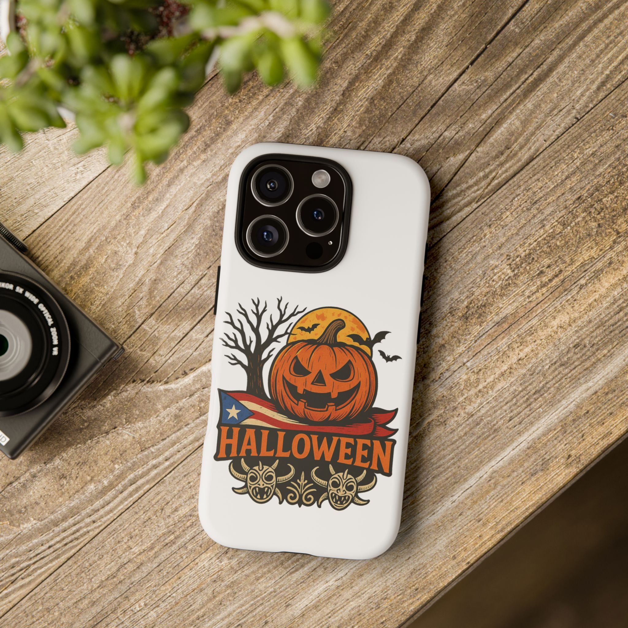 Halloween Phone Case, Tough Phone Case, Spooky Seasonal Cover, Fall Decor Accessory, Trick or Treat Gift, Halloween Celebration