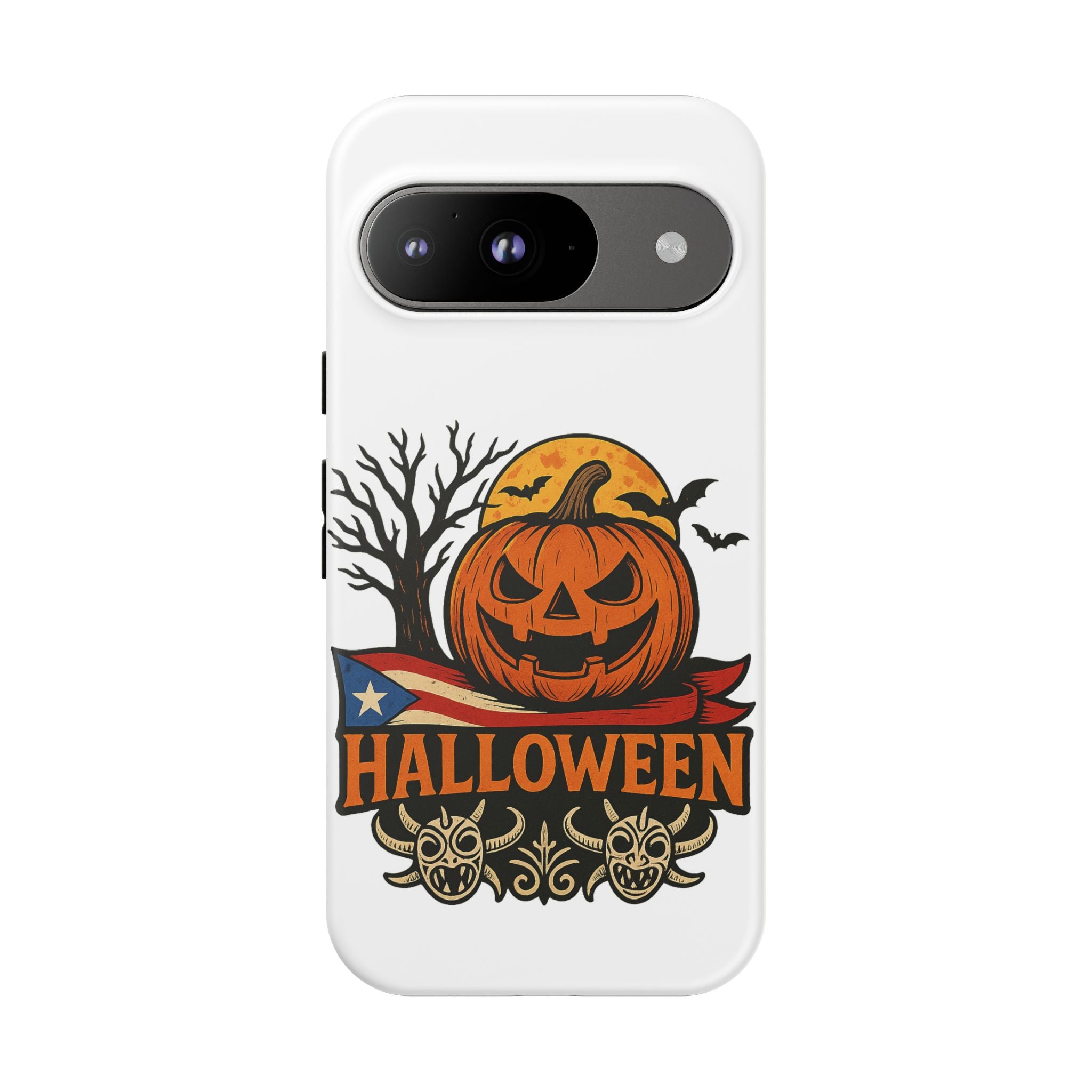 Halloween Phone Case, Tough Phone Case, Spooky Seasonal Cover, Fall Decor Accessory, Trick or Treat Gift, Halloween Celebration