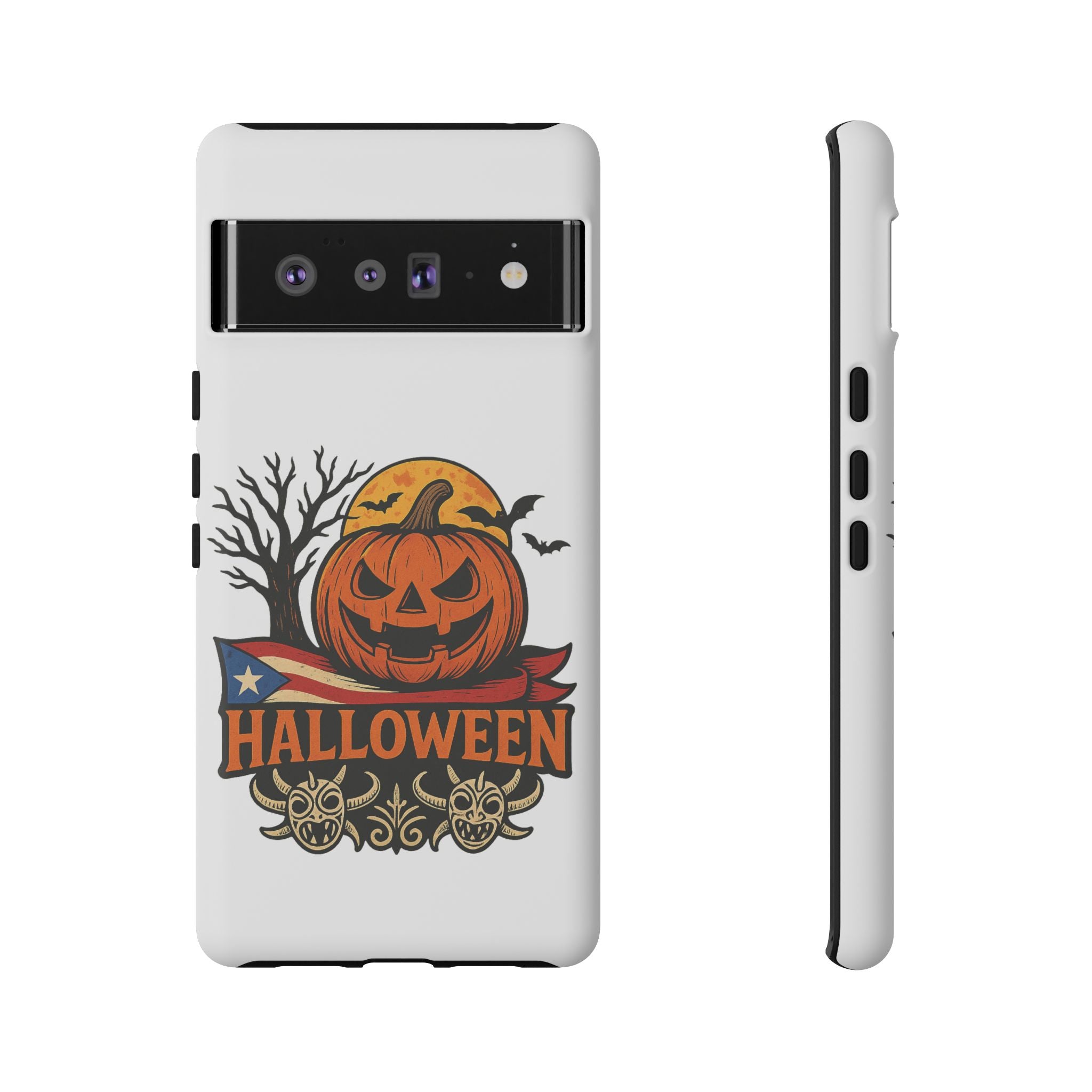 Halloween Phone Case, Tough Phone Case, Spooky Seasonal Cover, Fall Decor Accessory, Trick or Treat Gift, Halloween Celebration