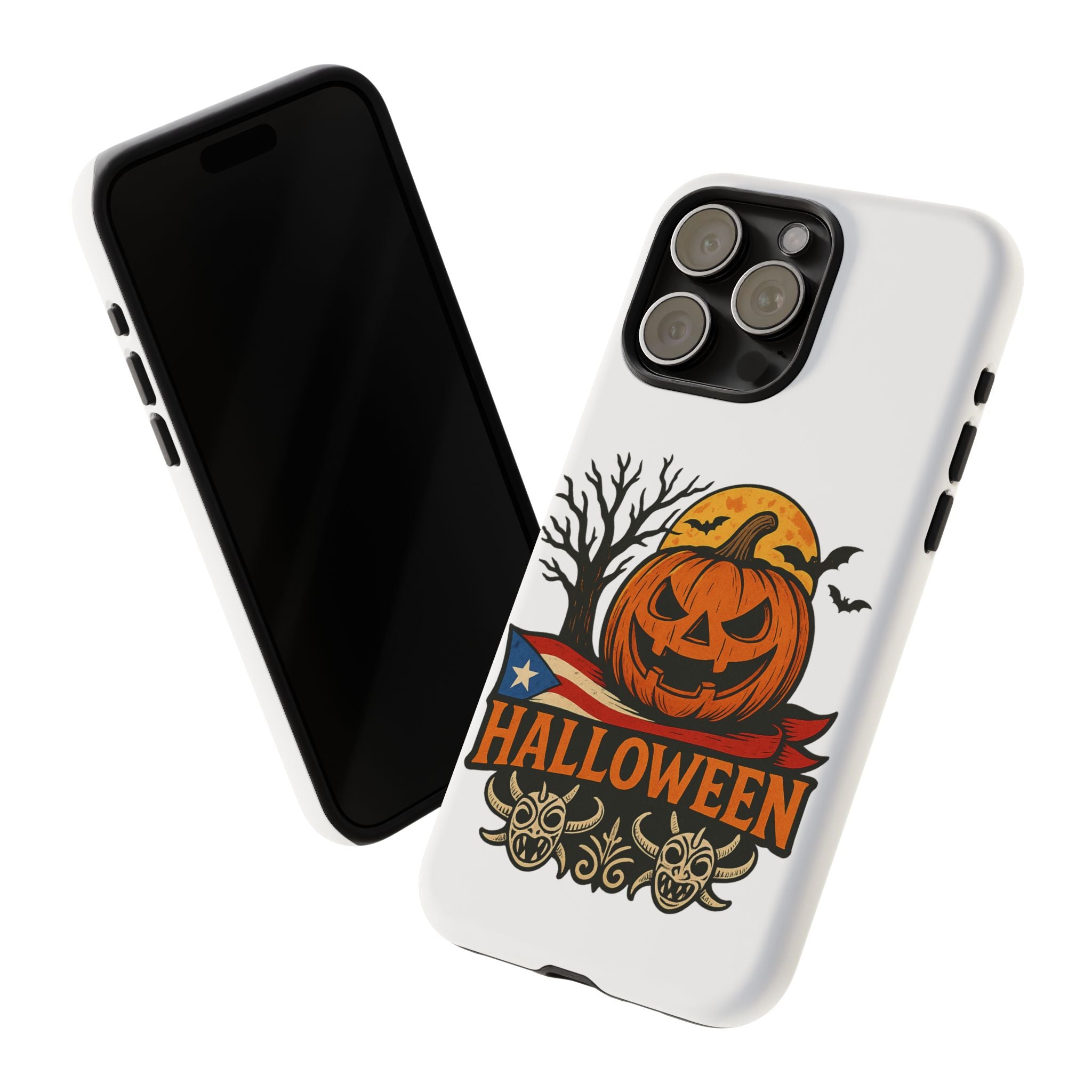 Halloween Phone Case, Tough Phone Case, Spooky Seasonal Cover, Fall Decor Accessory, Trick or Treat Gift, Halloween Celebration