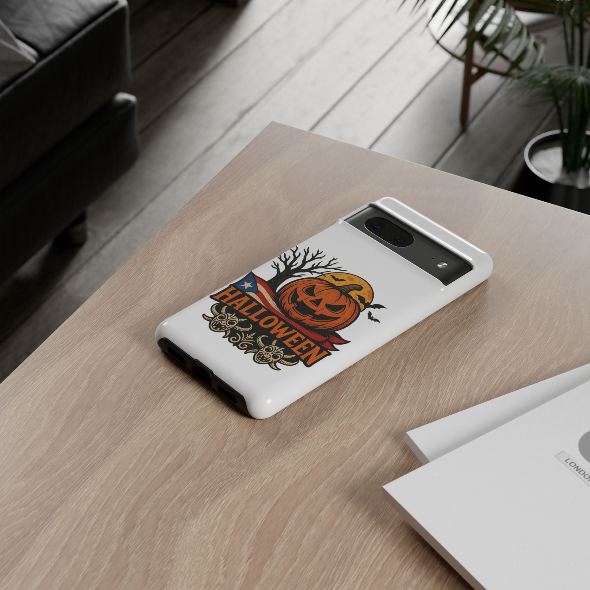 Halloween Phone Case, Tough Phone Case, Spooky Seasonal Cover, Fall Decor Accessory, Trick or Treat Gift, Halloween Celebration