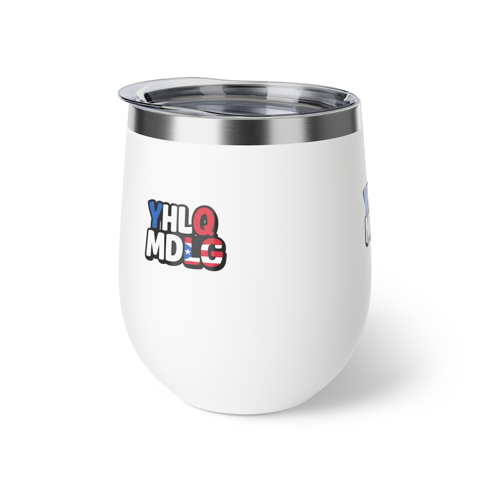 YHLQ MDLG Insulated Coffee Cup, Travel Mug, Stainless Steel Wine Glass, Unique Gifts, Red Cup for Holidays
