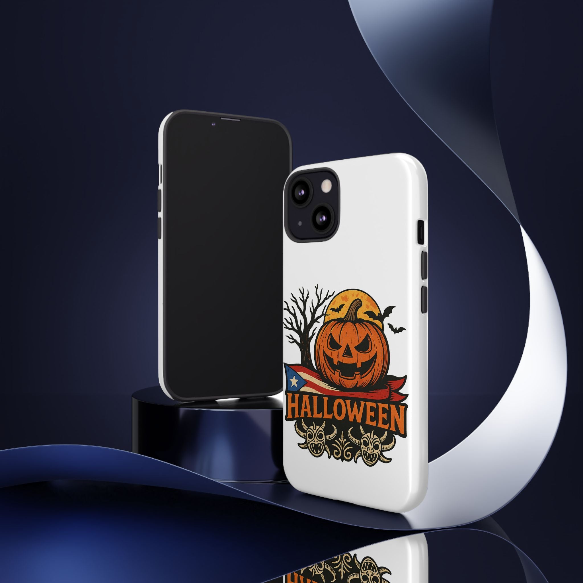Halloween Phone Case, Tough Phone Case, Spooky Seasonal Cover, Fall Decor Accessory, Trick or Treat Gift, Halloween Celebration