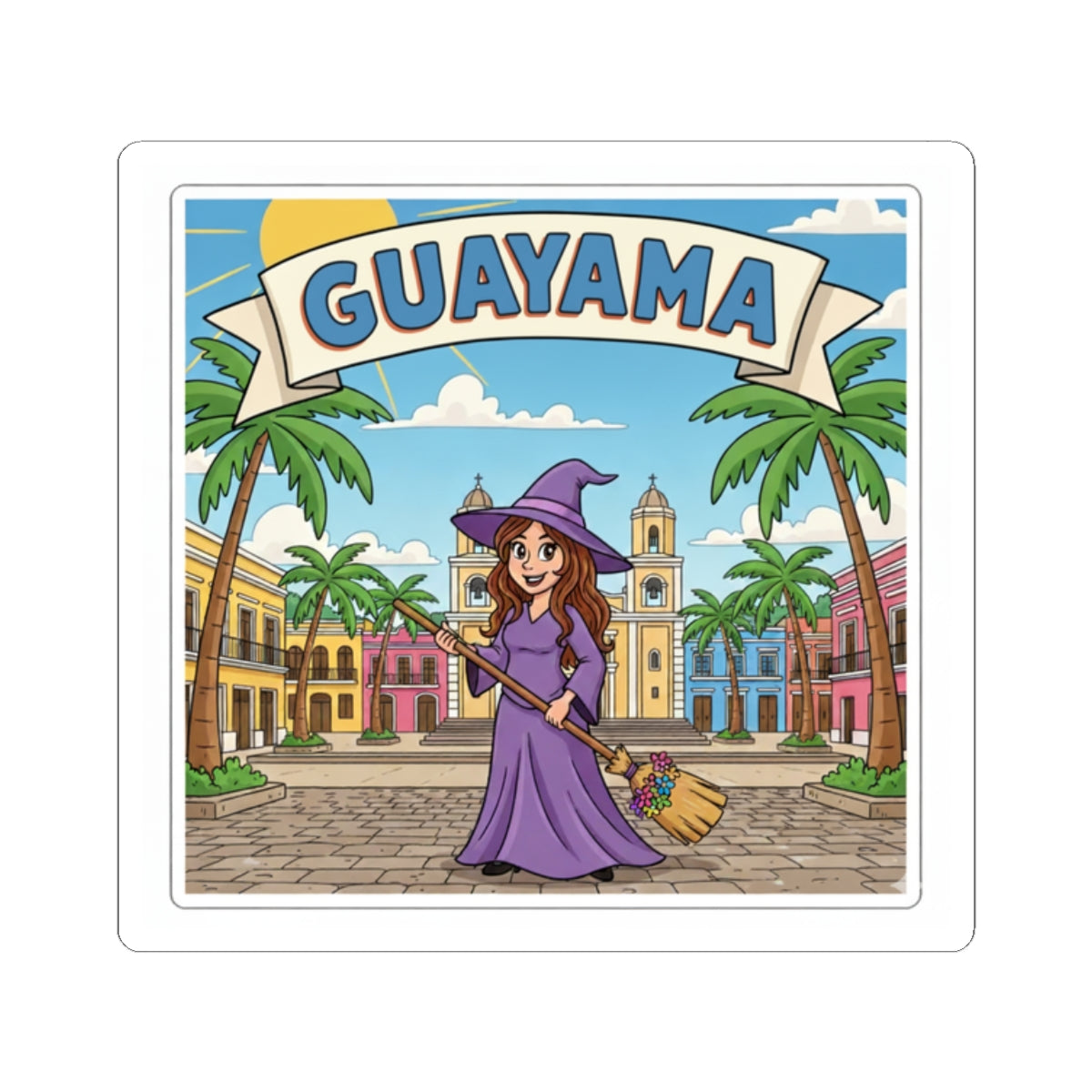 Guayama Kiss-Cut Stickers