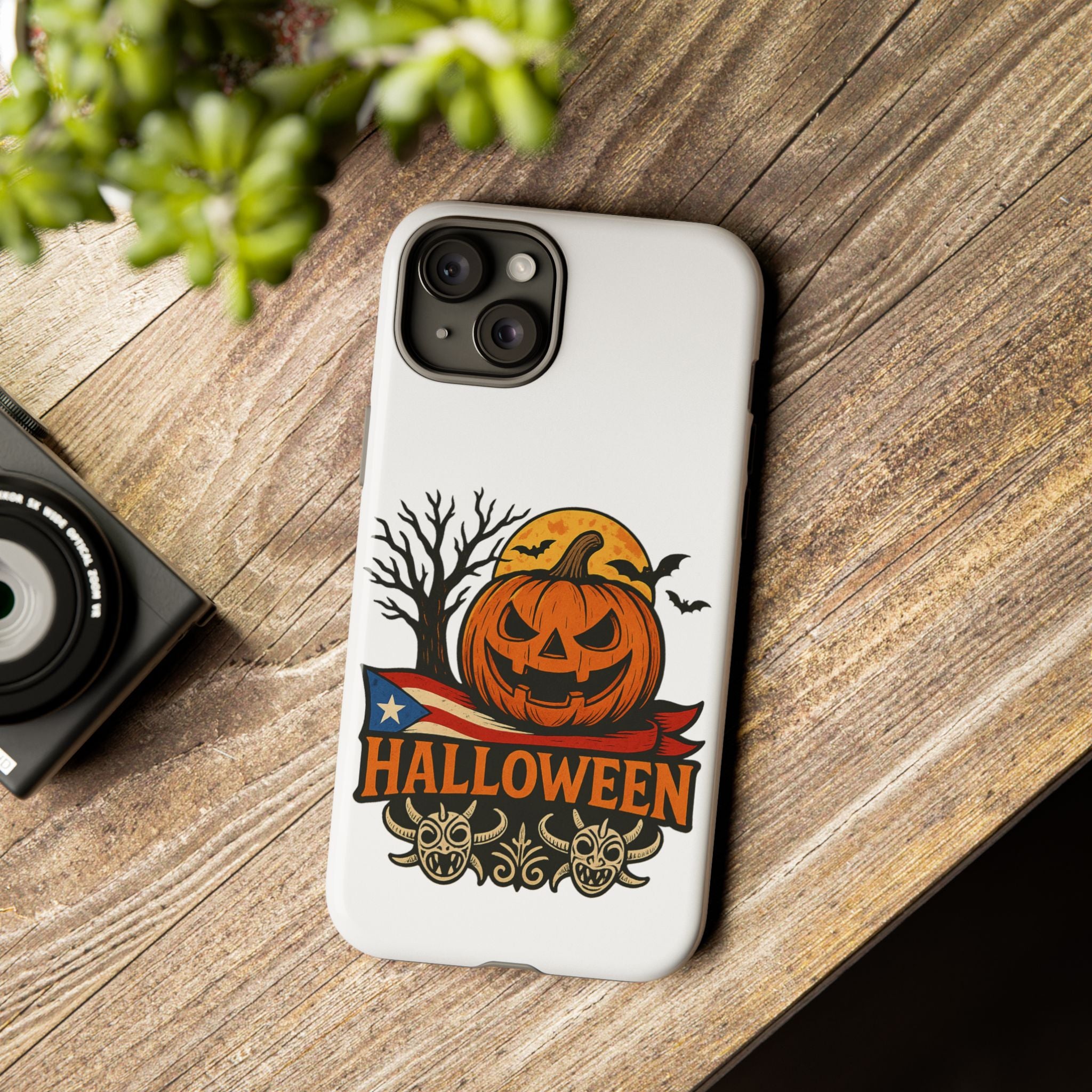 Halloween Phone Case, Tough Phone Case, Spooky Seasonal Cover, Fall Decor Accessory, Trick or Treat Gift, Halloween Celebration