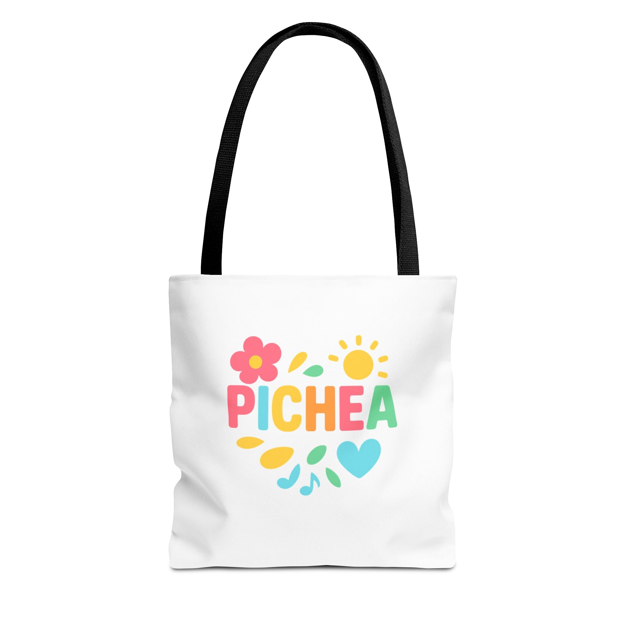 Pichea Colorful Floral Tote Bag, Shopping Bag, Beach Tote, Gift for Her, Eco-Friendly Bag, Spring/Summer Style