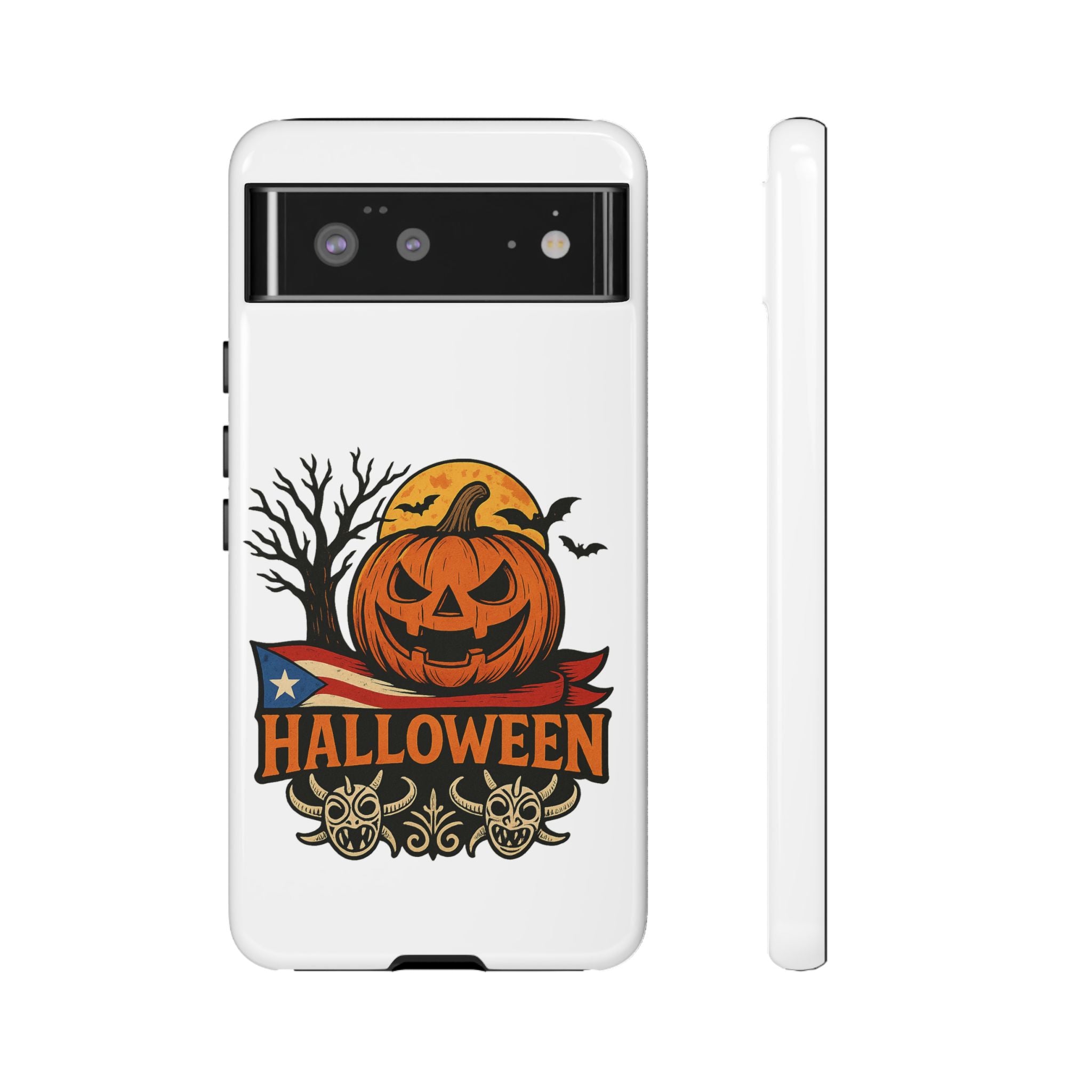 Halloween Phone Case, Tough Phone Case, Spooky Seasonal Cover, Fall Decor Accessory, Trick or Treat Gift, Halloween Celebration