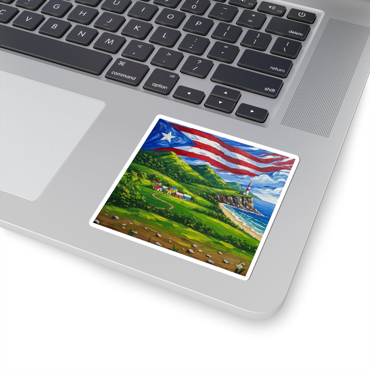 Puerto Rico Kiss-Cut Stickers