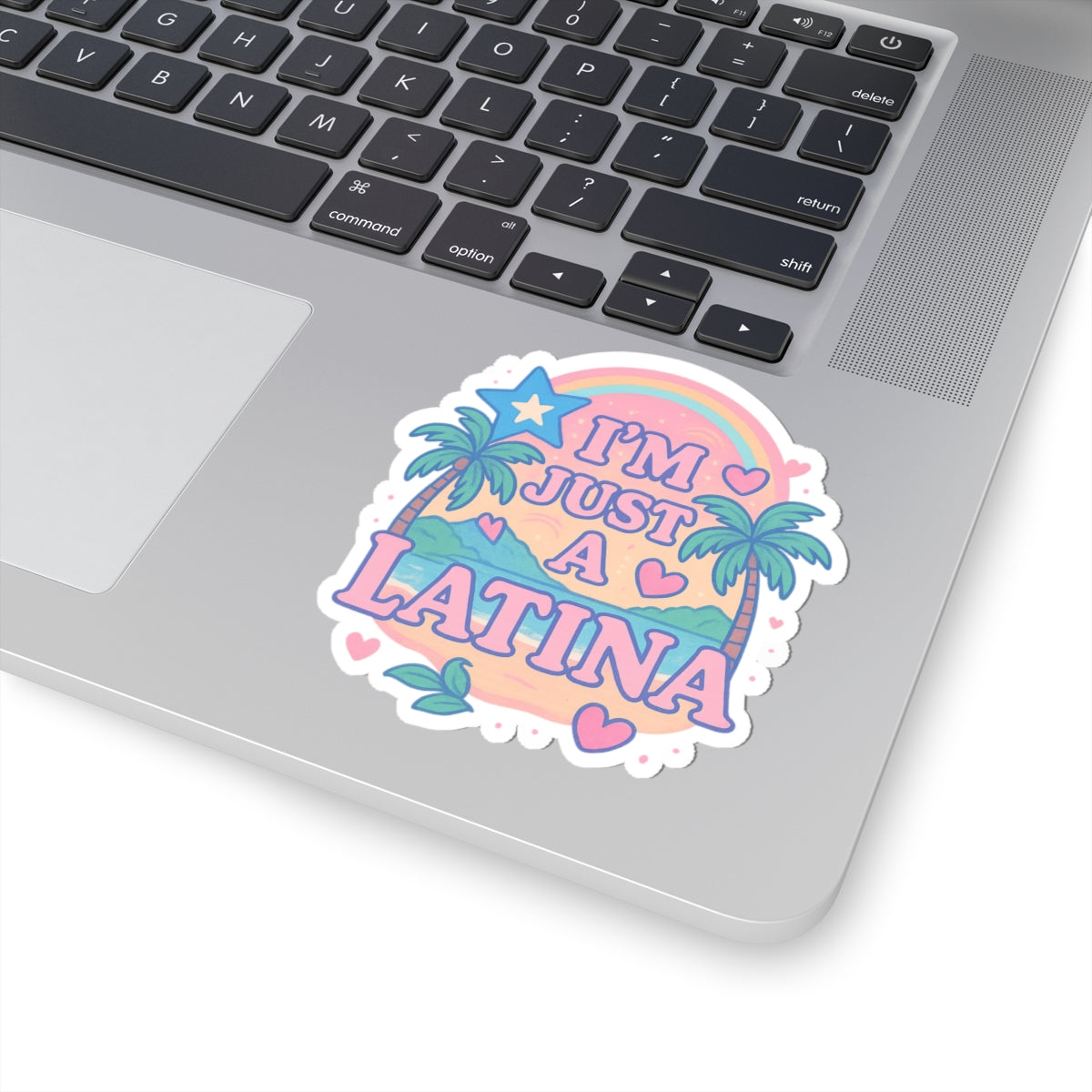 Vibrant Latina Kiss-Cut Stickers | Cute Tropical Aesthetic, Laptop Decals, Party Decor, Gift for Her, Fun Bedroom Decor
