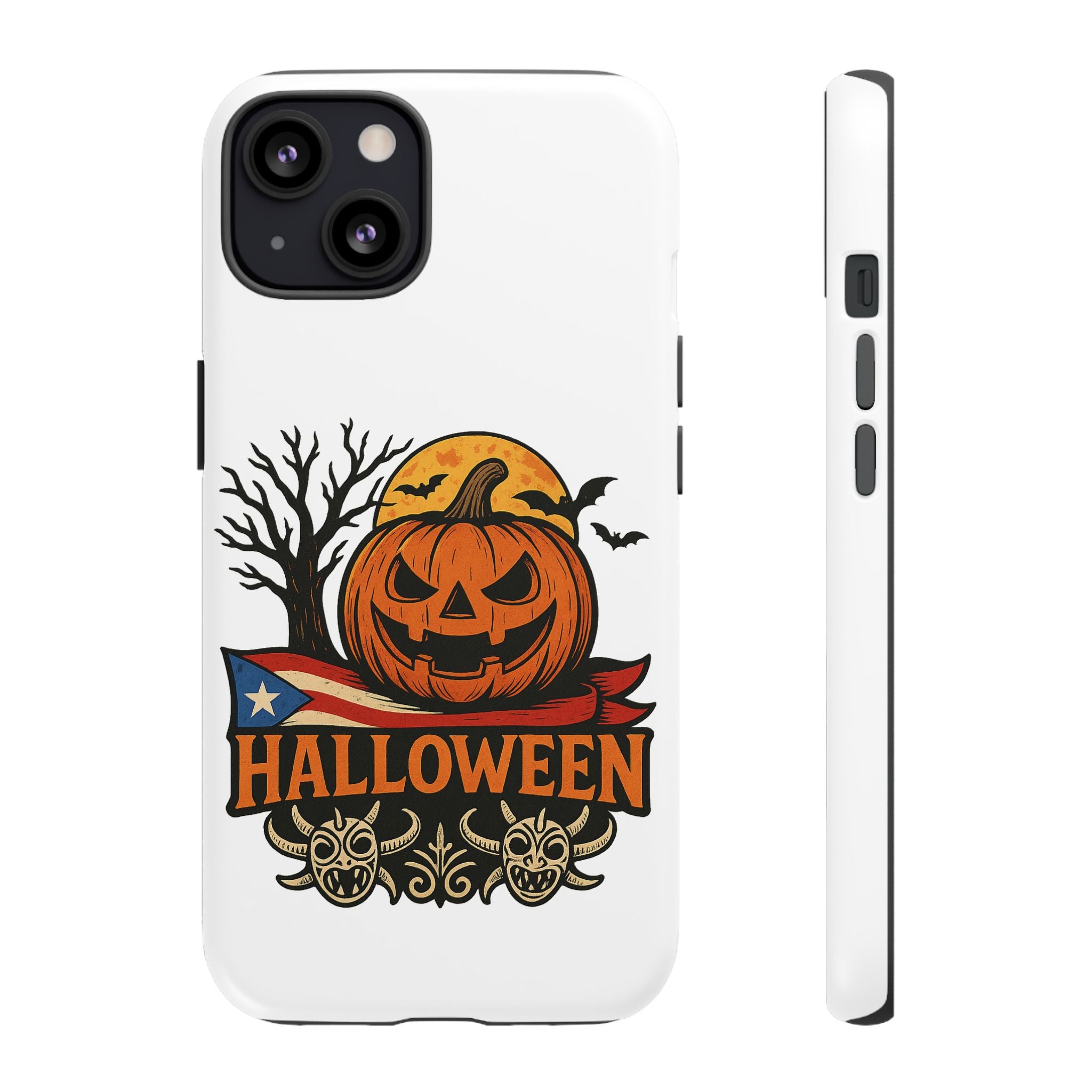 Halloween Phone Case, Tough Phone Case, Spooky Seasonal Cover, Fall Decor Accessory, Trick or Treat Gift, Halloween Celebration