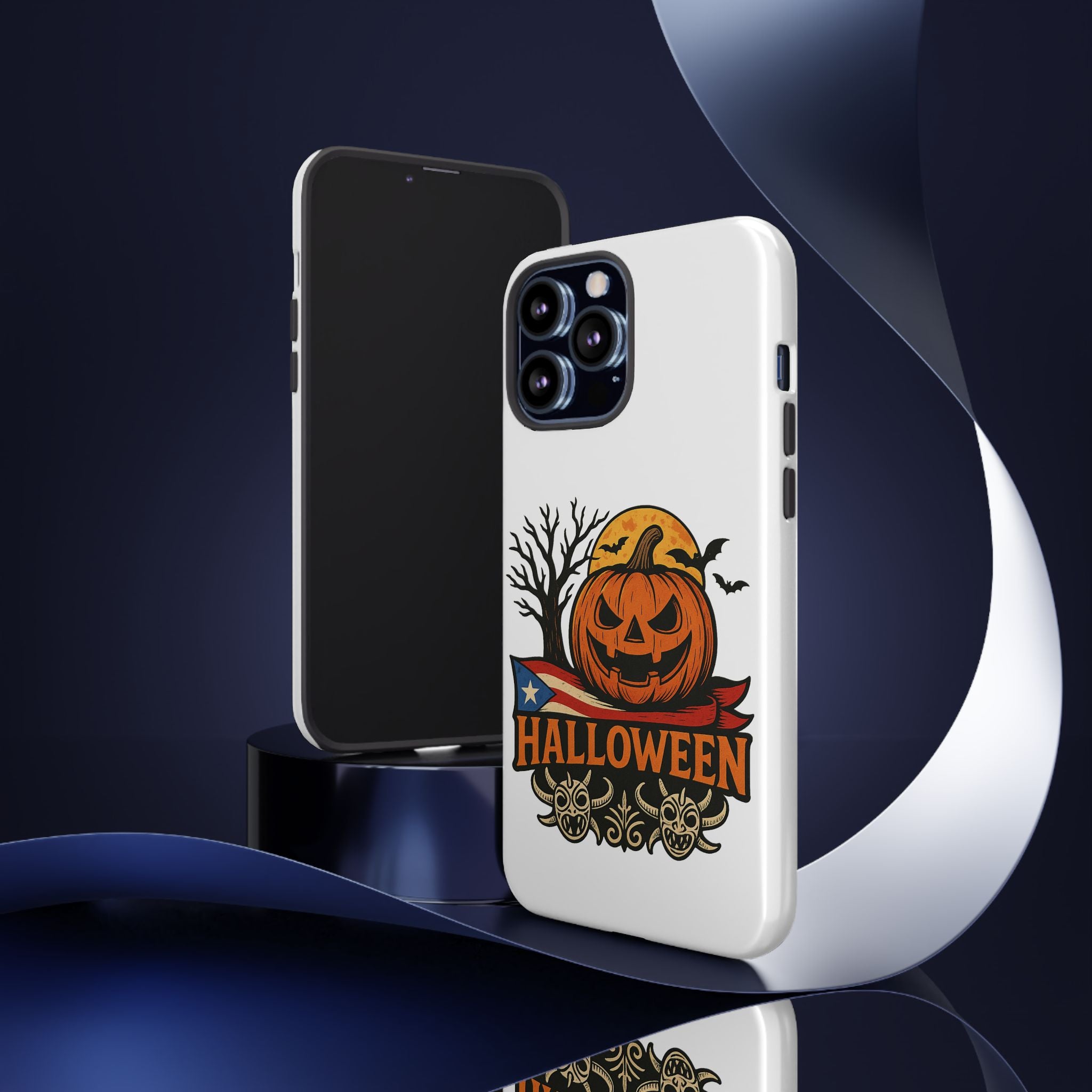 Halloween Phone Case, Tough Phone Case, Spooky Seasonal Cover, Fall Decor Accessory, Trick or Treat Gift, Halloween Celebration