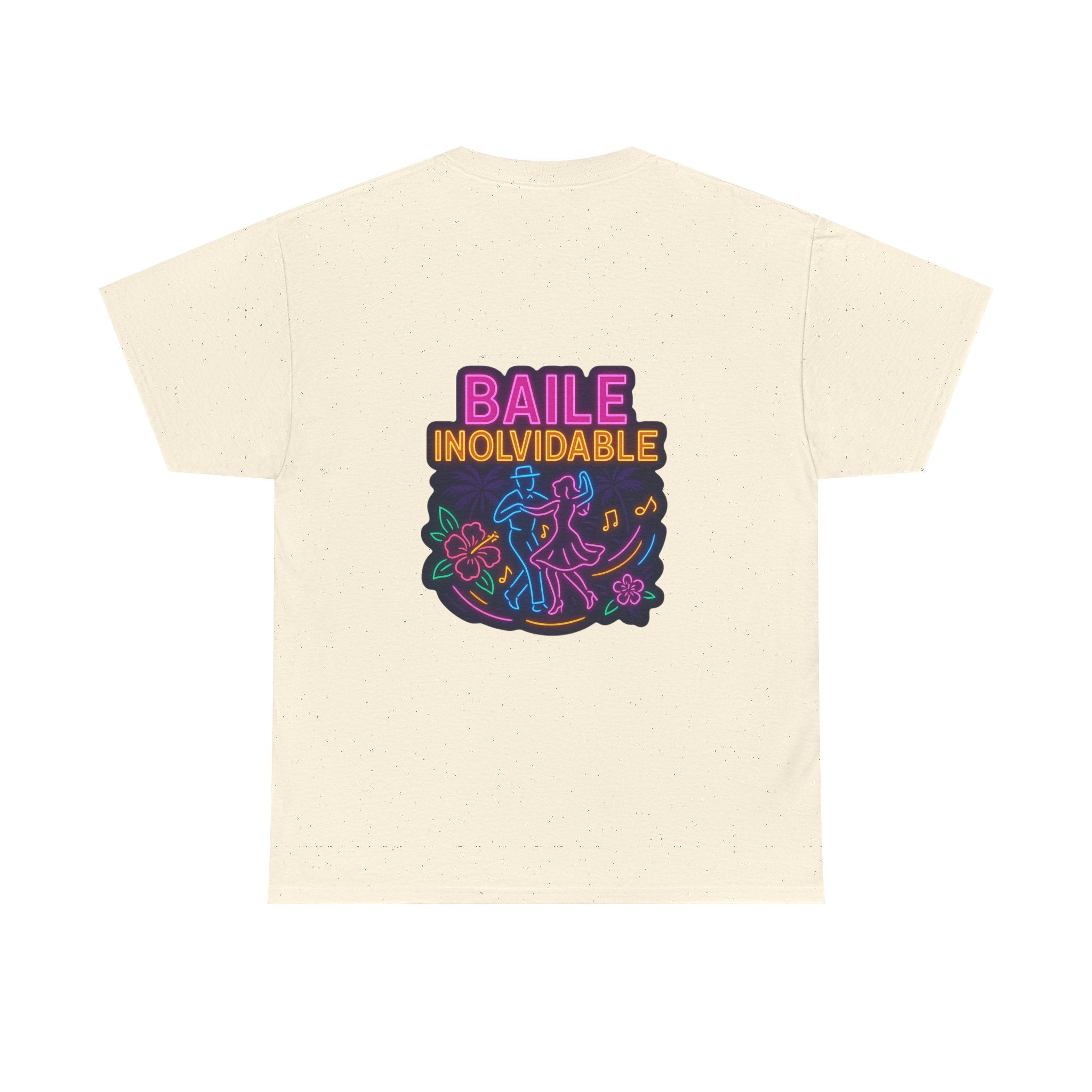Unisex Heavy Cotton Tee - Colorful 'Baile Inolvidable' T-Shirt