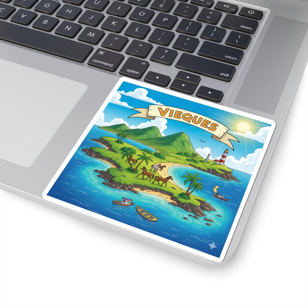 Vieques Kiss-Cut Stickers