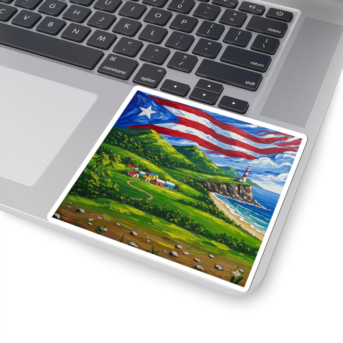 Puerto Rico Kiss-Cut Stickers