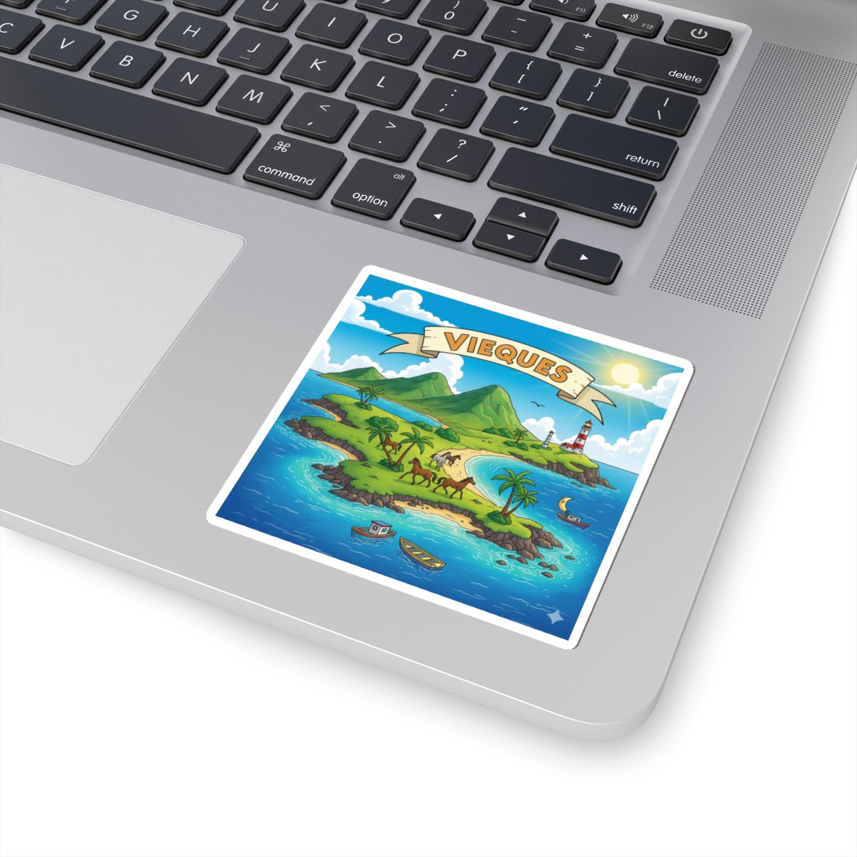 Vieques Kiss-Cut Stickers