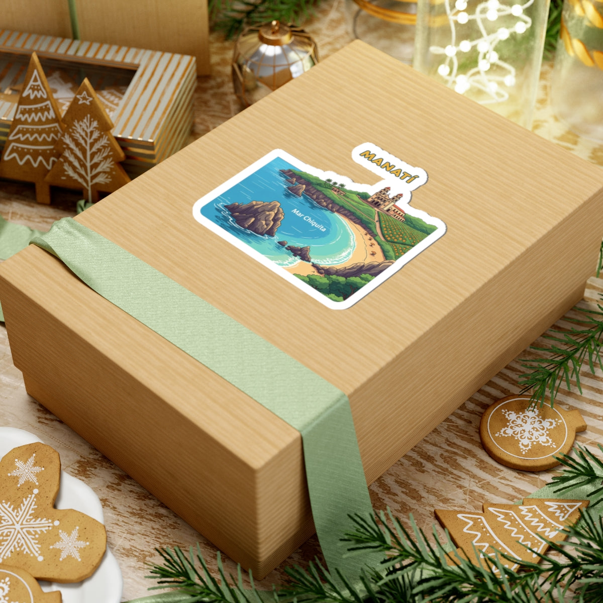 Manatí Kiss-Cut Stickers