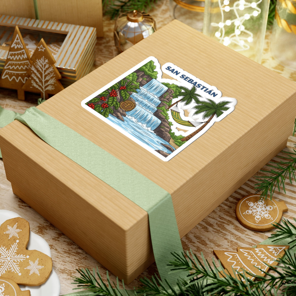 San Sebastian Kiss-Cut Stickers