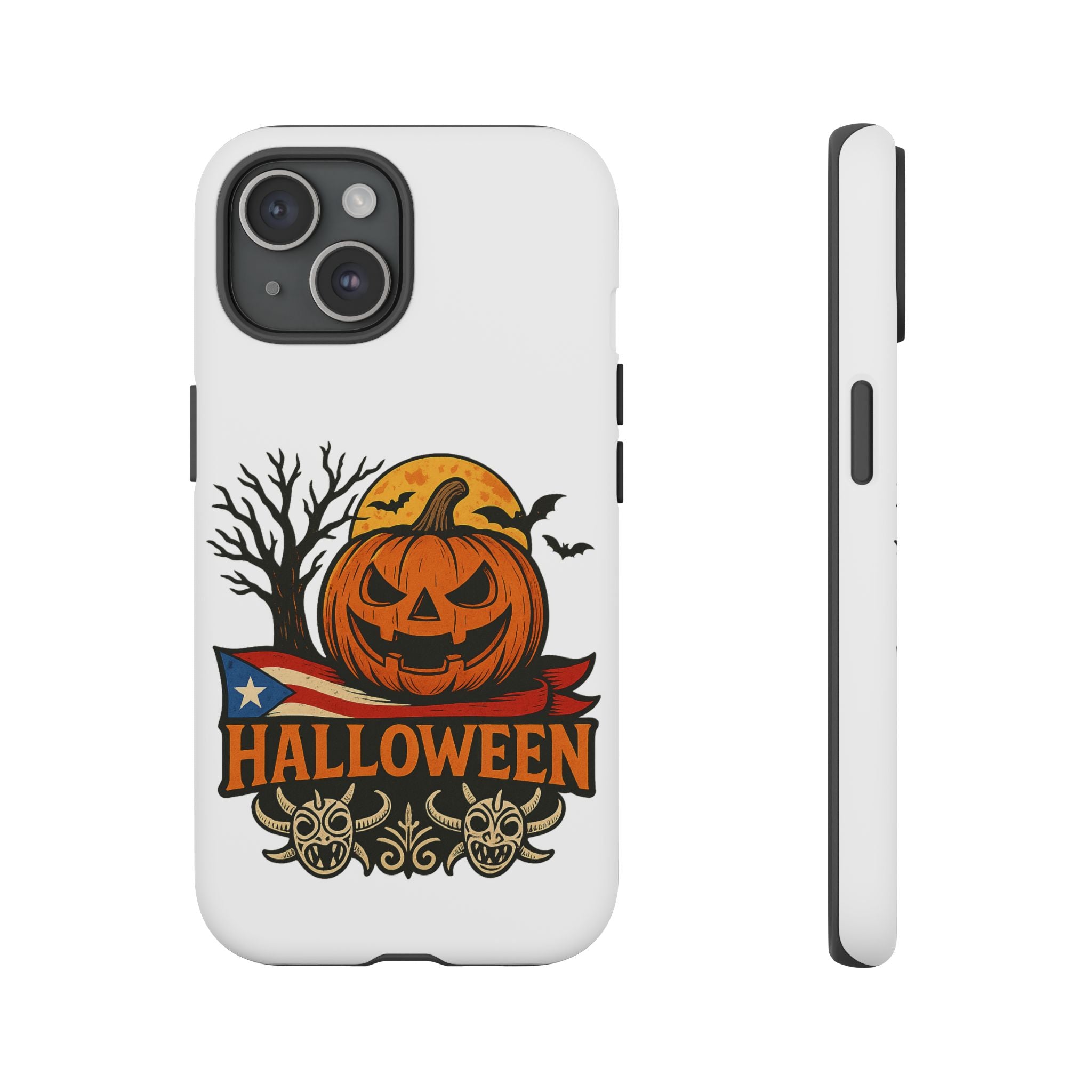 Halloween Phone Case, Tough Phone Case, Spooky Seasonal Cover, Fall Decor Accessory, Trick or Treat Gift, Halloween Celebration