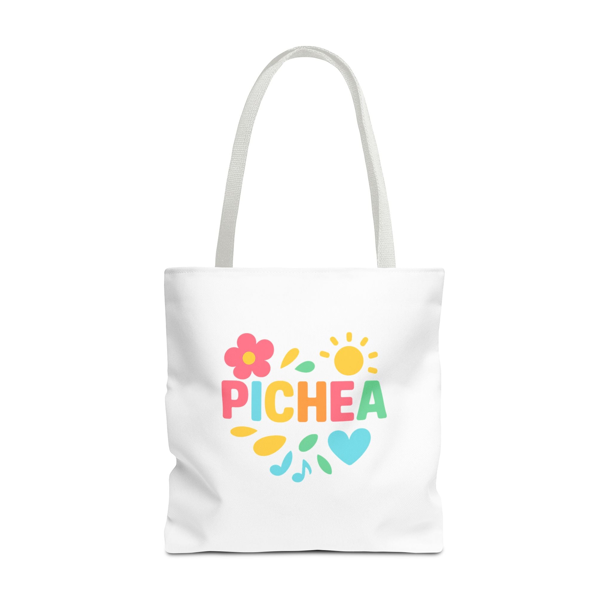 Pichea Colorful Floral Tote Bag, Shopping Bag, Beach Tote, Gift for Her, Eco-Friendly Bag, Spring/Summer Style
