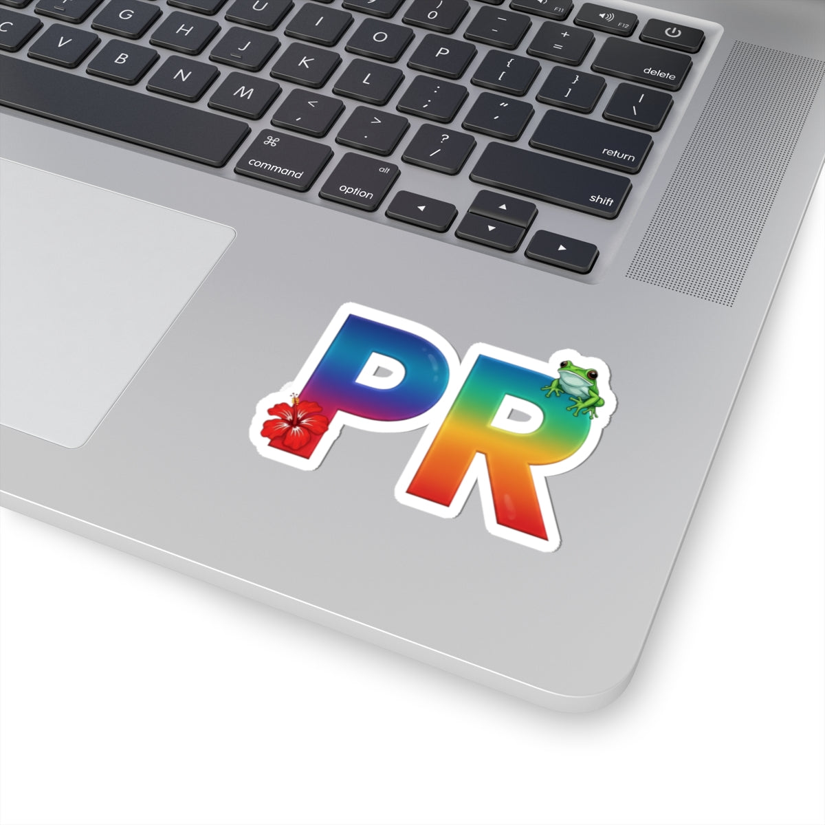 Colorful PR Kiss-Cut Stickers | Fun Decor, Laptop Accessories, Phone Stickers, Party Favors, Travel Mementos
