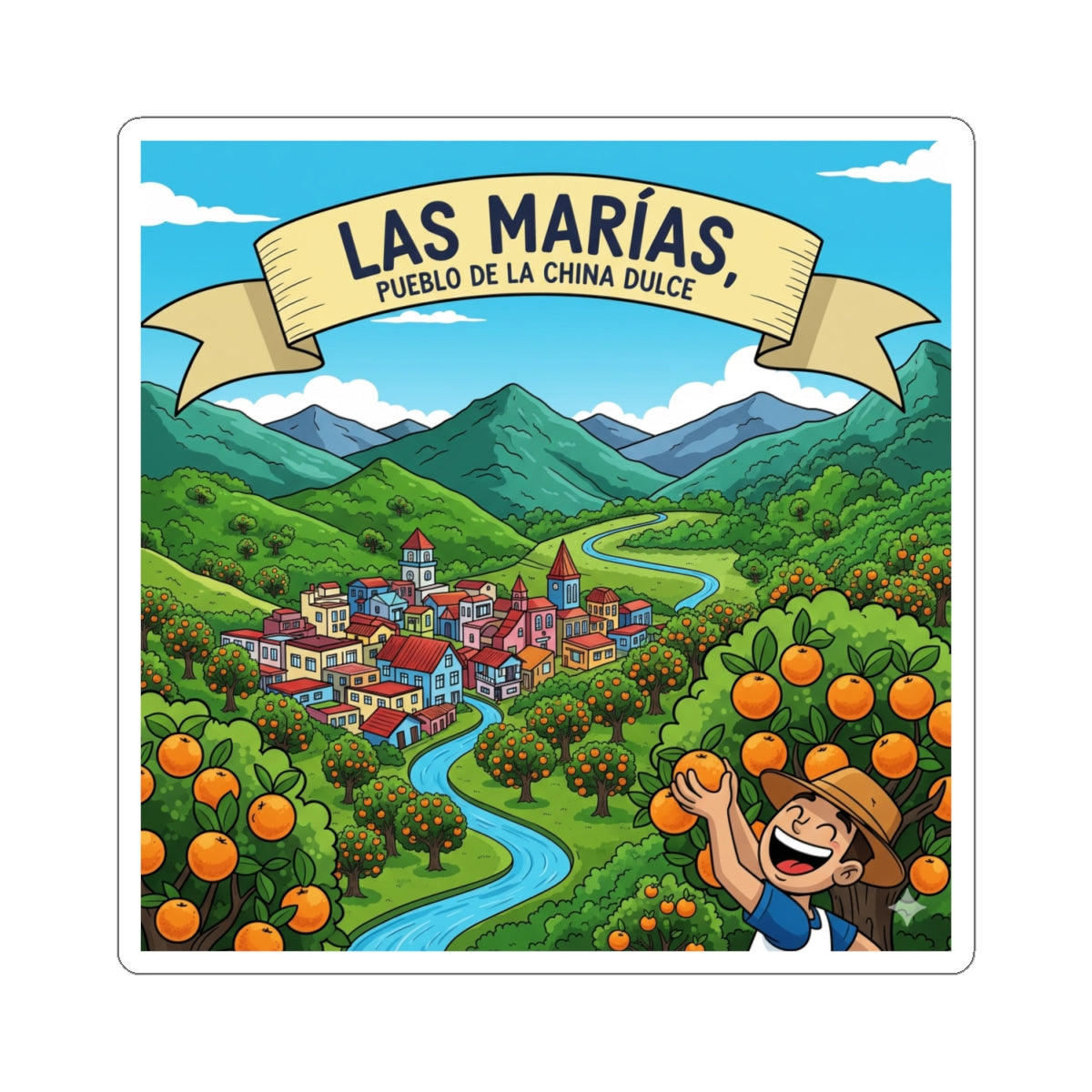 Las Marias Kiss-Cut Stickers