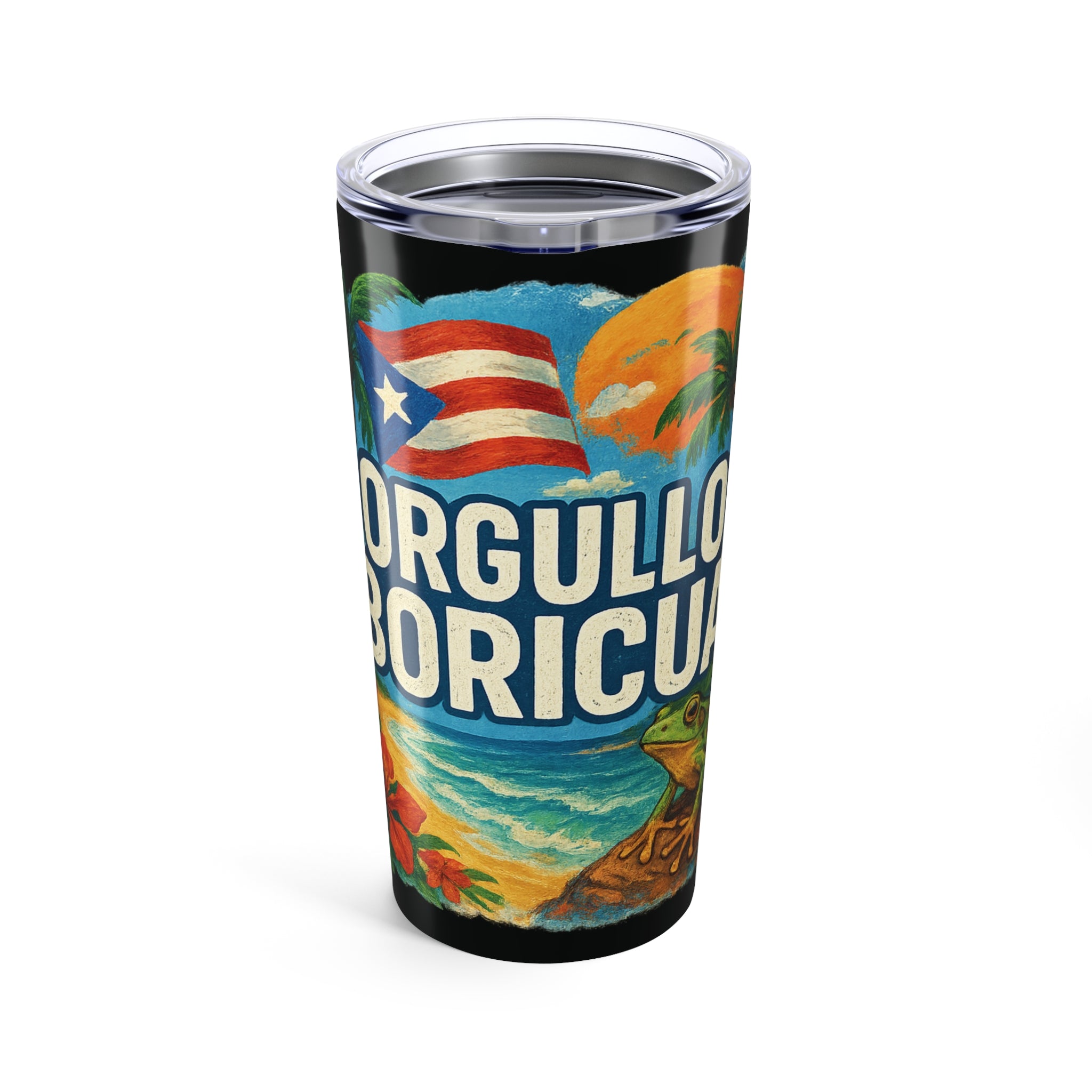Proudly Puerto Rican Sipping Tumbler 20oz