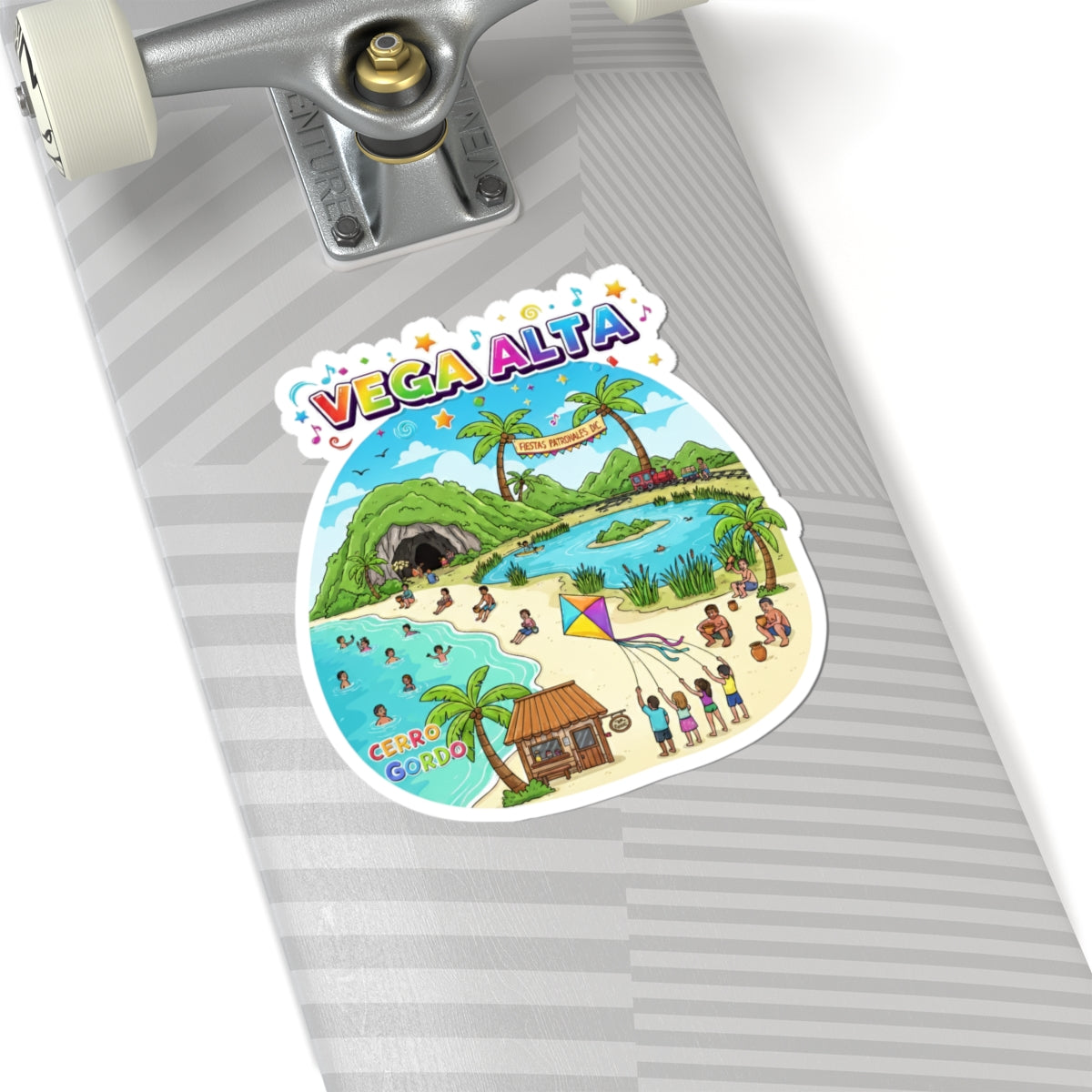 Vega Alta Kiss-Cut Stickers