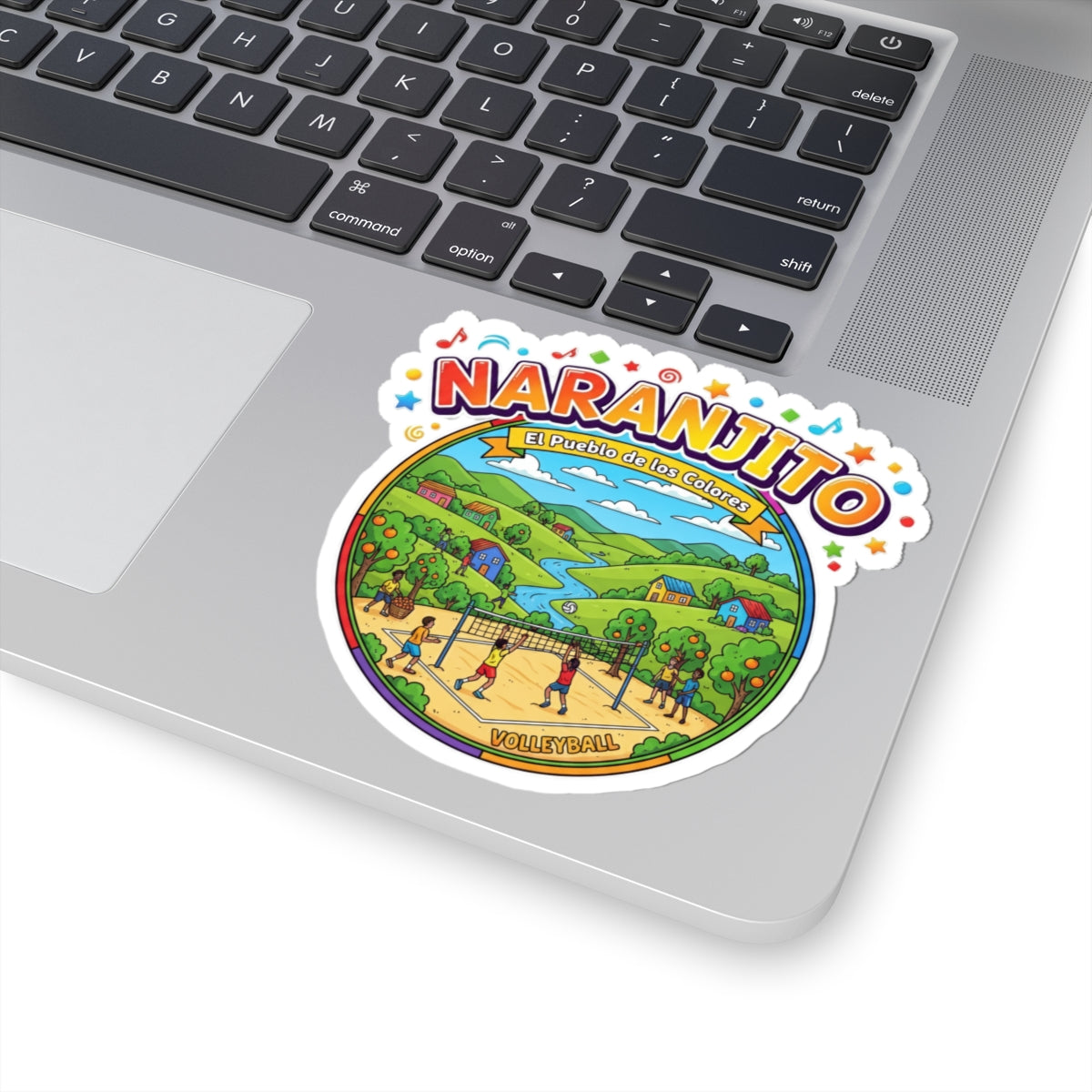 Naranjito Kiss-Cut Stickers