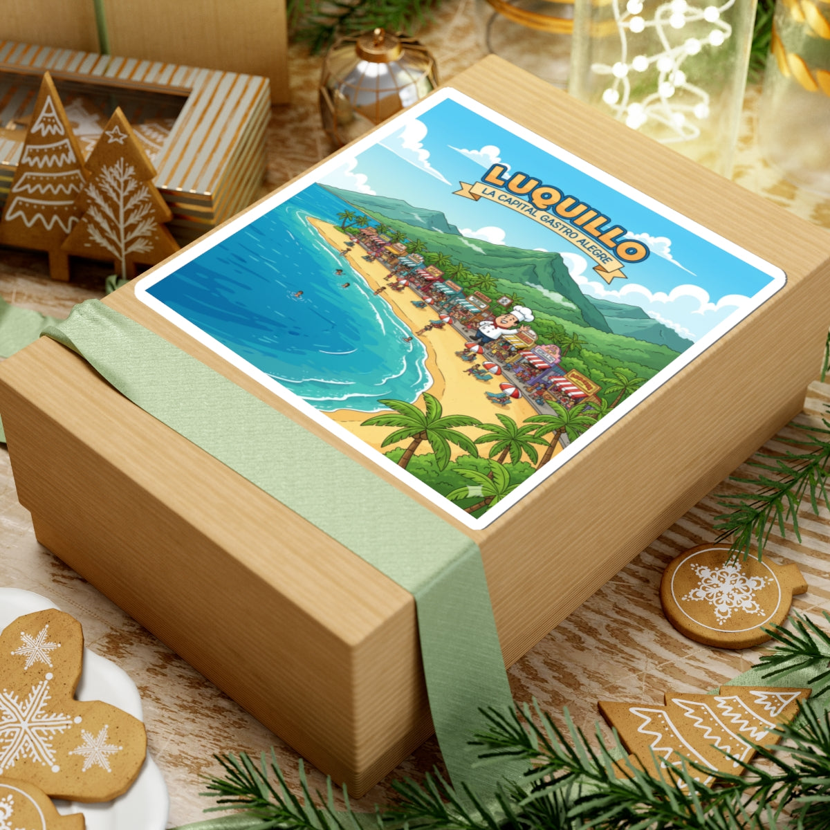 Luquillo Kiss-Cut Stickers