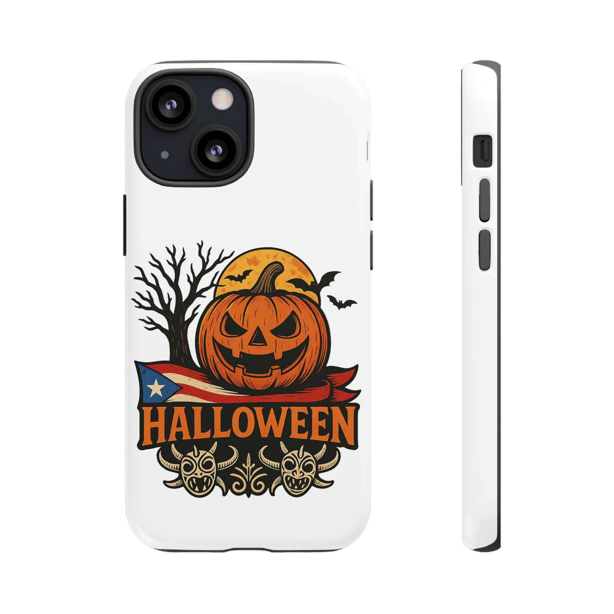 Halloween Phone Case, Tough Phone Case, Spooky Seasonal Cover, Fall Decor Accessory, Trick or Treat Gift, Halloween Celebration