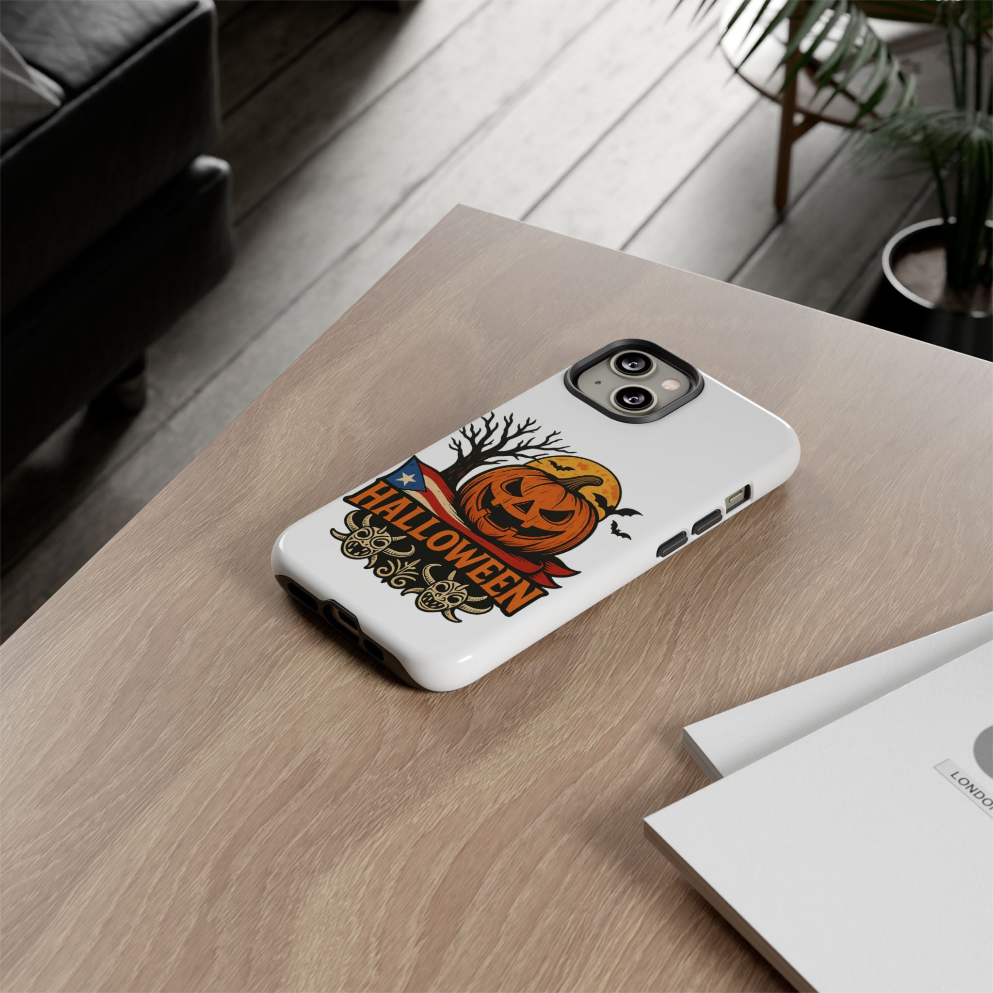 Halloween Phone Case, Tough Phone Case, Spooky Seasonal Cover, Fall Decor Accessory, Trick or Treat Gift, Halloween Celebration