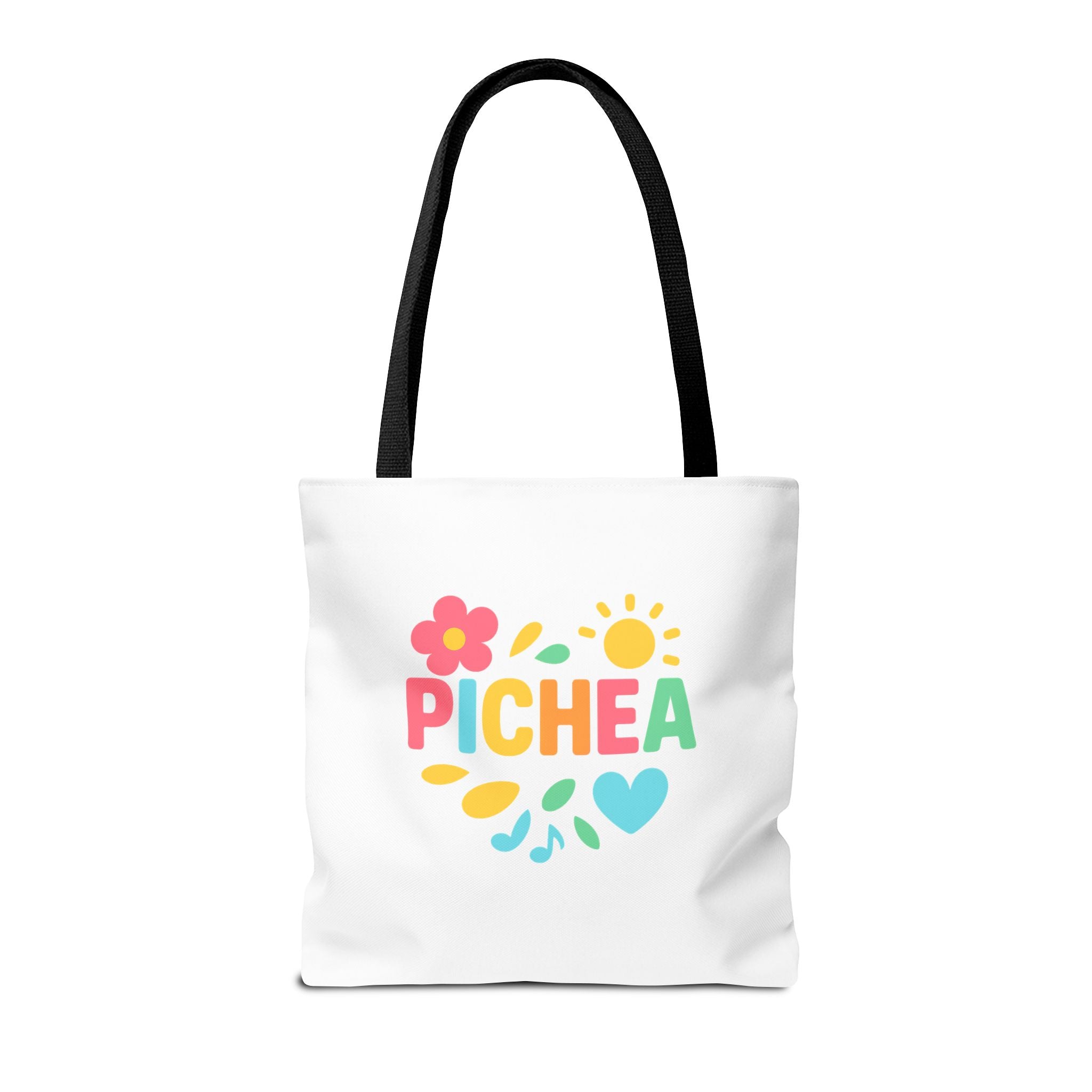 Pichea Colorful Floral Tote Bag, Shopping Bag, Beach Tote, Gift for Her, Eco-Friendly Bag, Spring/Summer Style